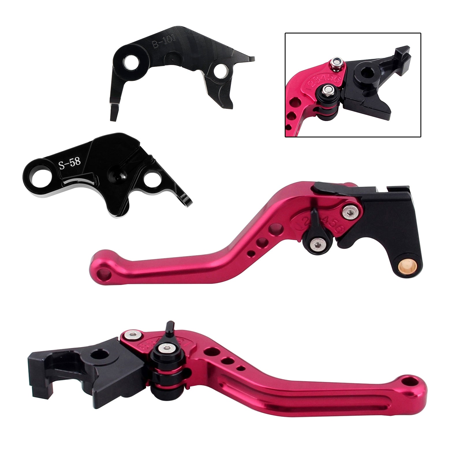NEW Short Clutch Brake Lever fit for YAMAHA YZF R7 MT-10/SP FZ-10/SP 2022-23