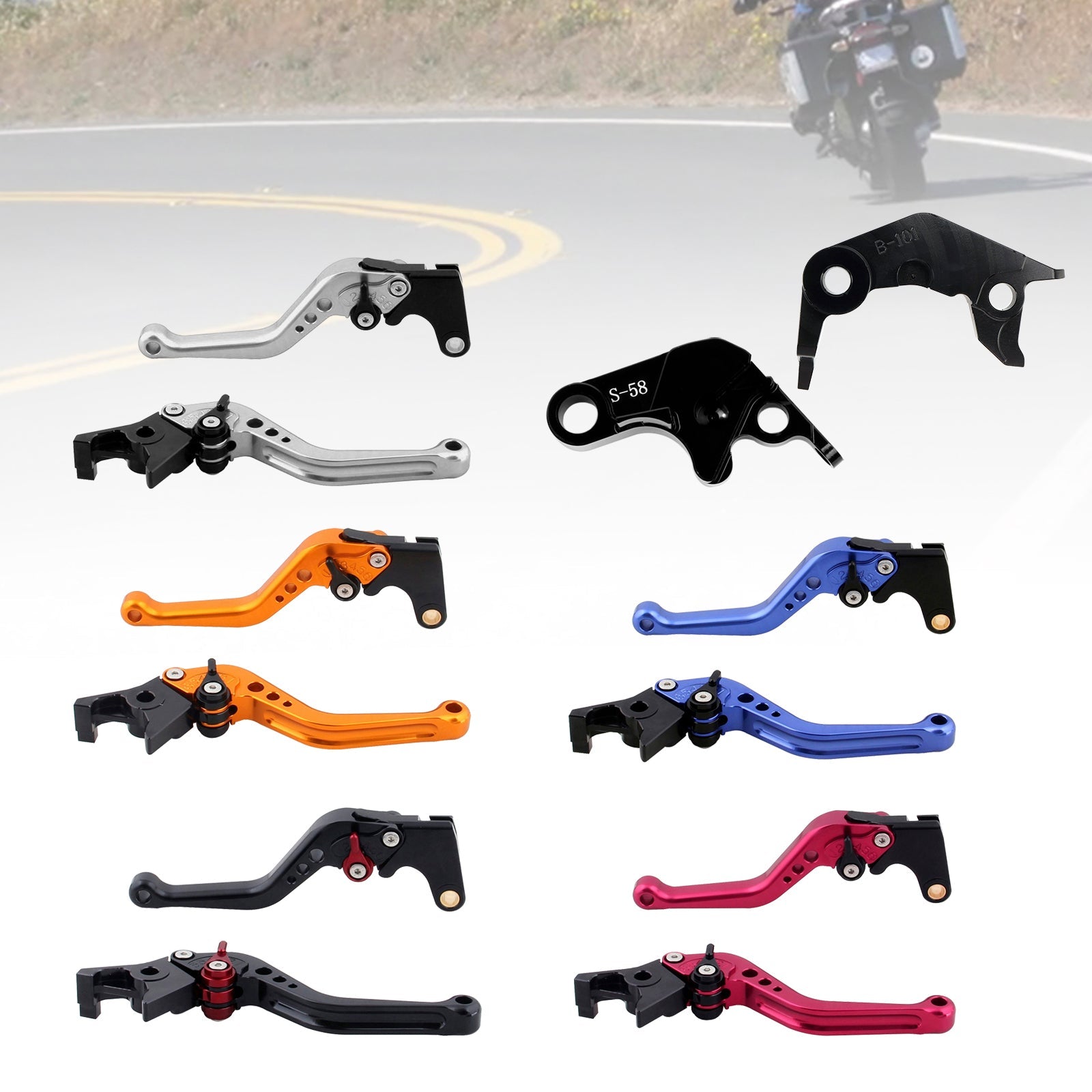 NEW Short Clutch Brake Lever fit for YAMAHA YZF R7 MT-10/SP FZ-10/SP 2022-23