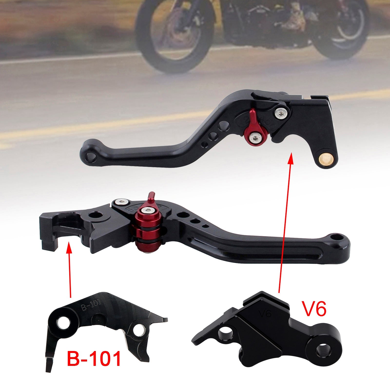 NEW Short Clutch Brake Lever fit for YAMAHA XSR900 XSR900GP MT-09 MT-09SP 24-25