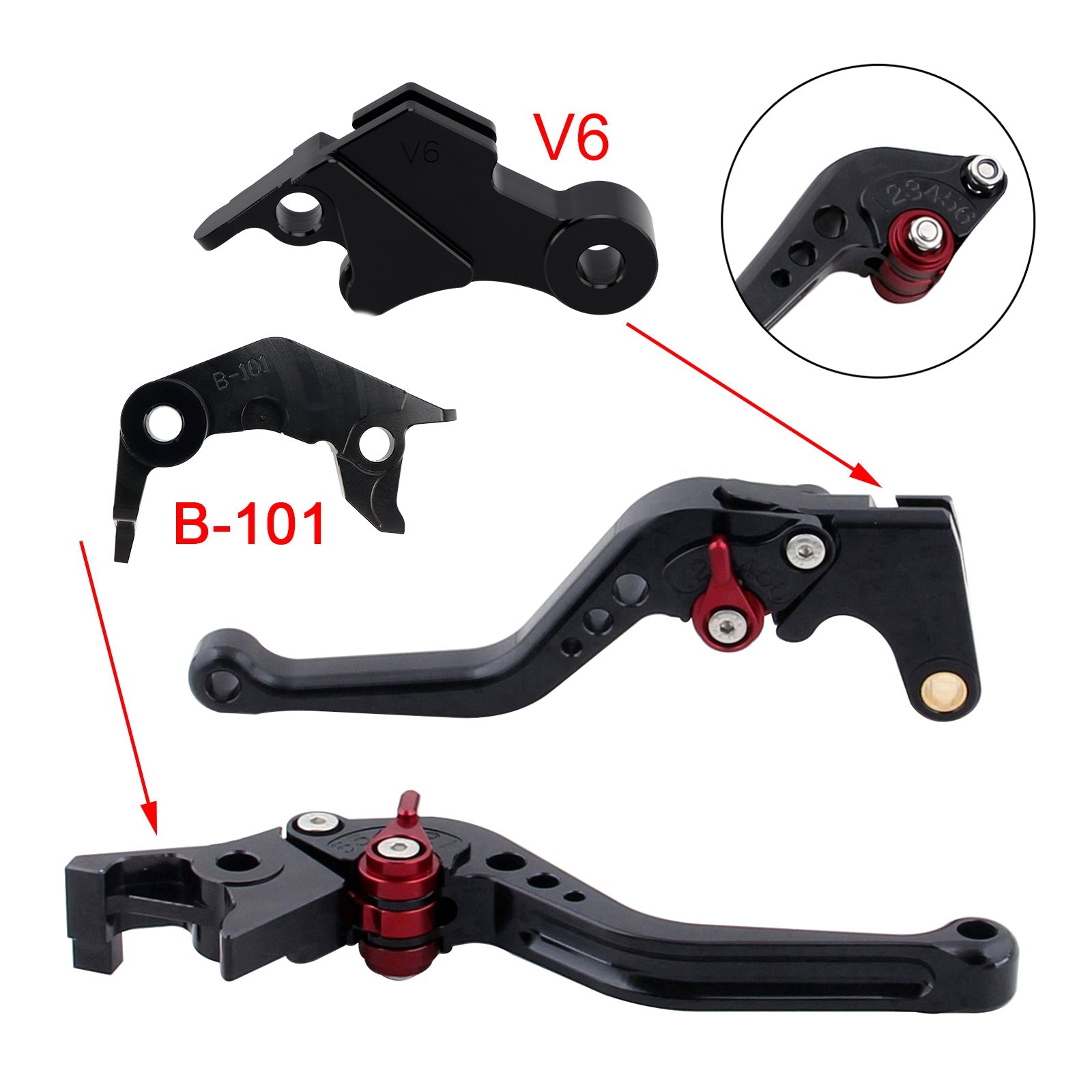 NEW Short Clutch Brake Lever fit for YAMAHA XSR900 XSR900GP MT-09 MT-09SP 24-25
