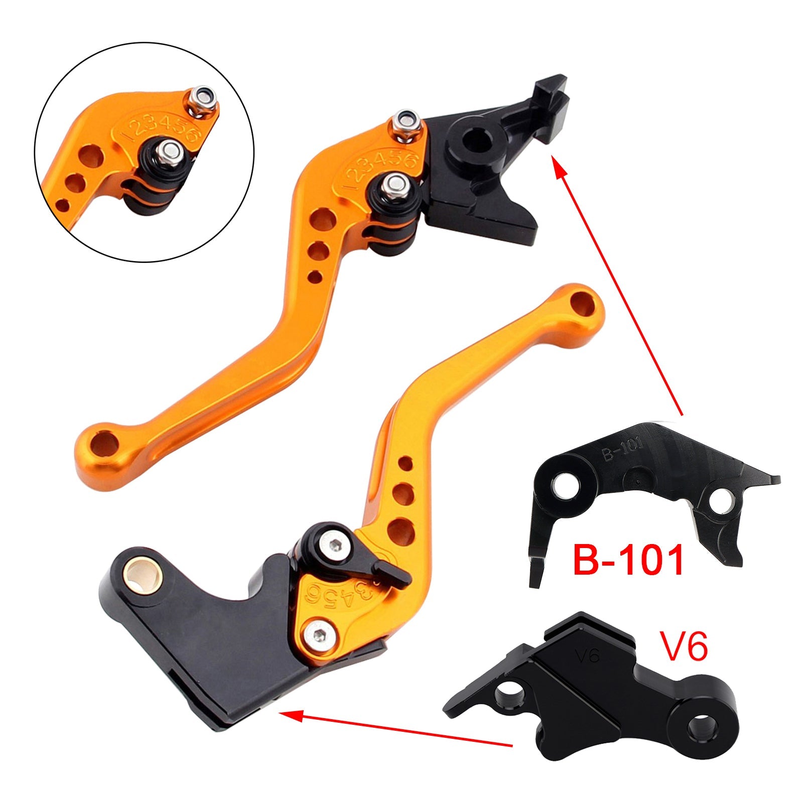 NEW Short Clutch Brake Lever fit for YAMAHA XSR900 XSR900GP MT-09 MT-09SP 24-25