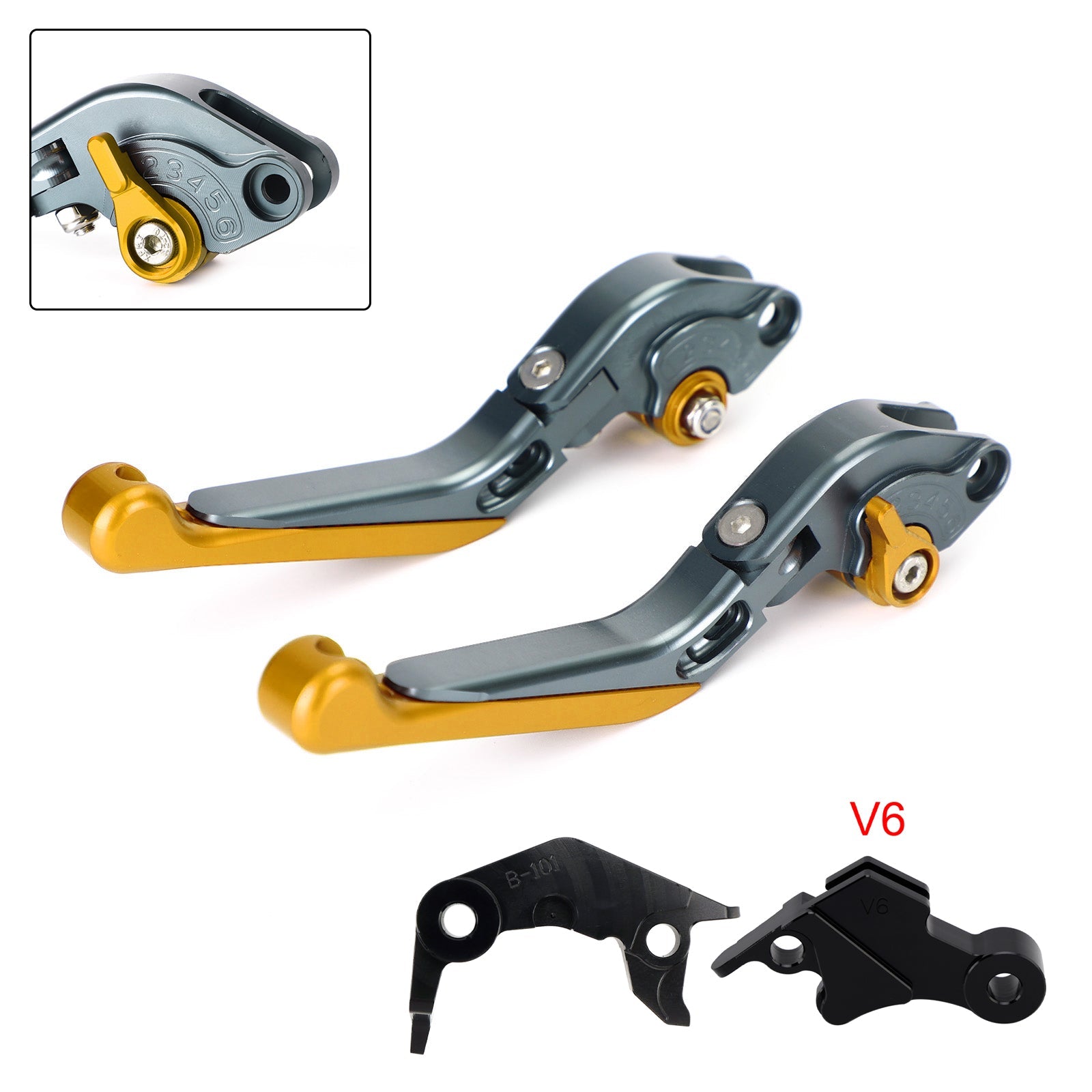 Adjustable Clutch Brake Lever fit for YAMAHA XSR900 XSR900GP MT-09 2024-2025