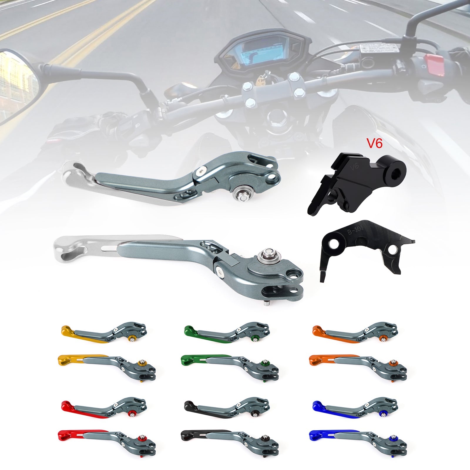 Adjustable Clutch Brake Lever fit for YAMAHA XSR900 XSR900GP MT-09 2024-2025