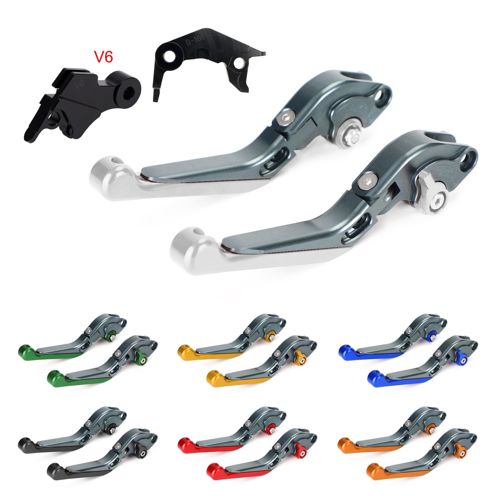 Adjustable Clutch Brake Lever fit for YAMAHA XSR900 XSR900GP MT-09 2024-2025