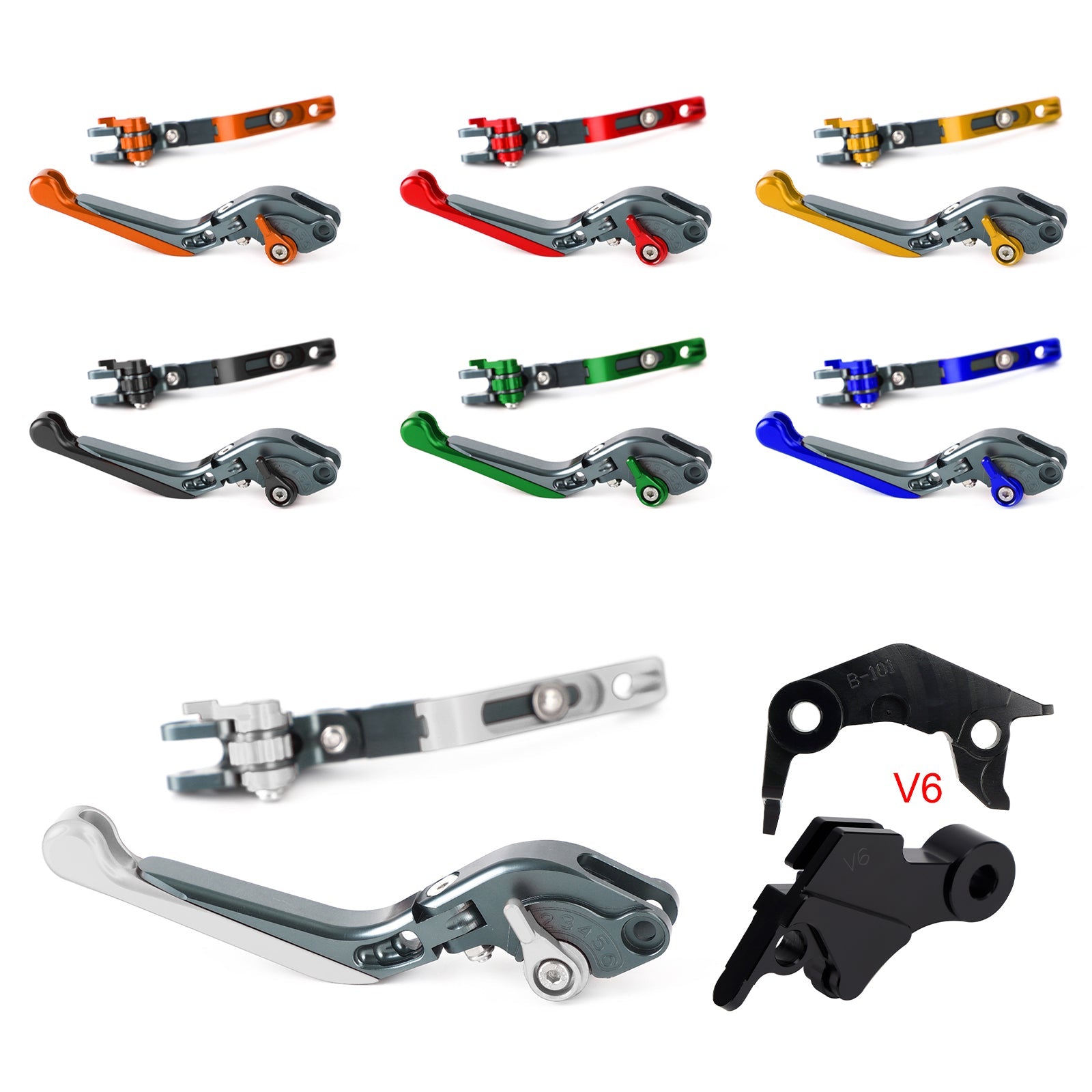 Adjustable Clutch Brake Lever fit for YAMAHA XSR900 XSR900GP MT-09 2024-2025