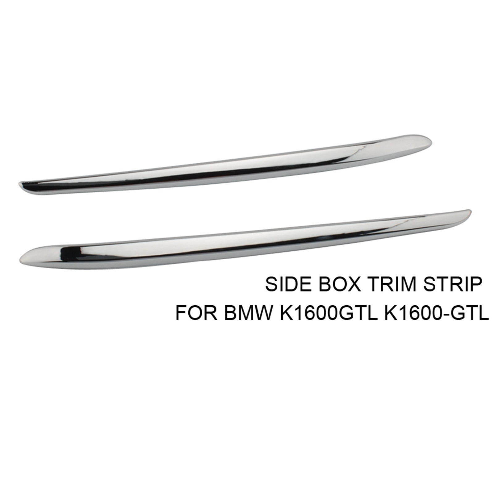 2011-2018 BMW K1600GTL Chrome Side Panel Storage Box Plating Trim Strip Generic