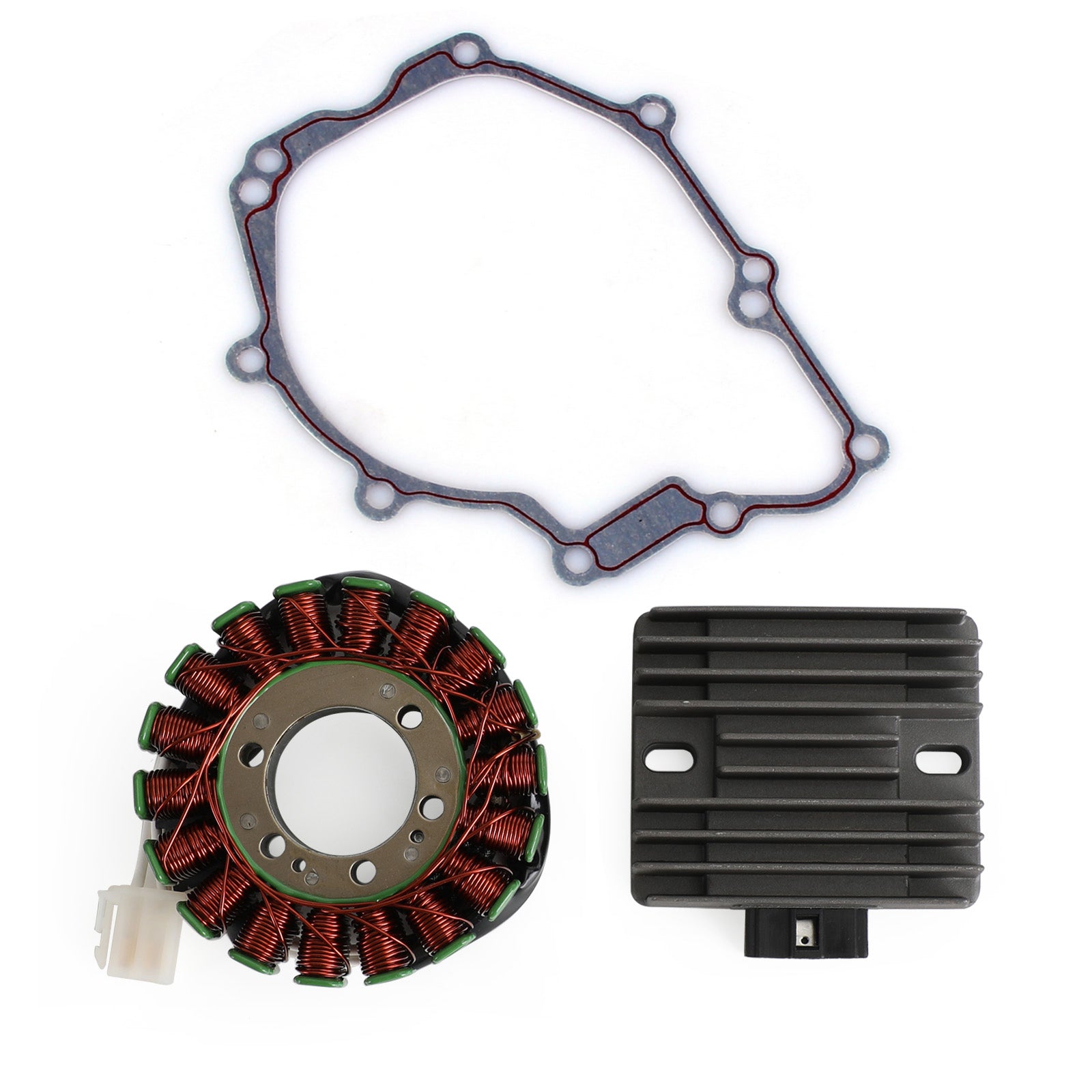 2005 Yamaha YZF R6 YZF600 R6 RaceBase Magneto Stator+Voltage Rectifier+Gasket 5SL-81410-00-00 Generic