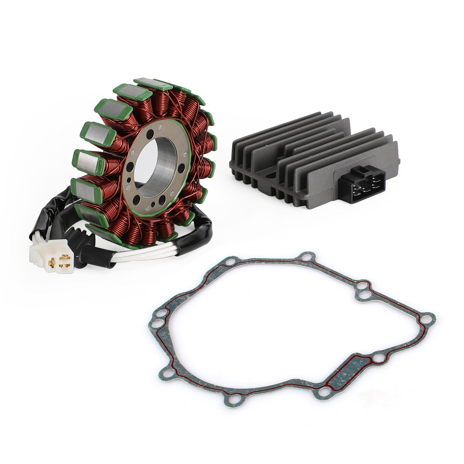 2005 Yamaha YZF R6 YZF600 R6 RaceBase Magneto Stator+Voltage Rectifier+Gasket 5SL-81410-00-00 Generic