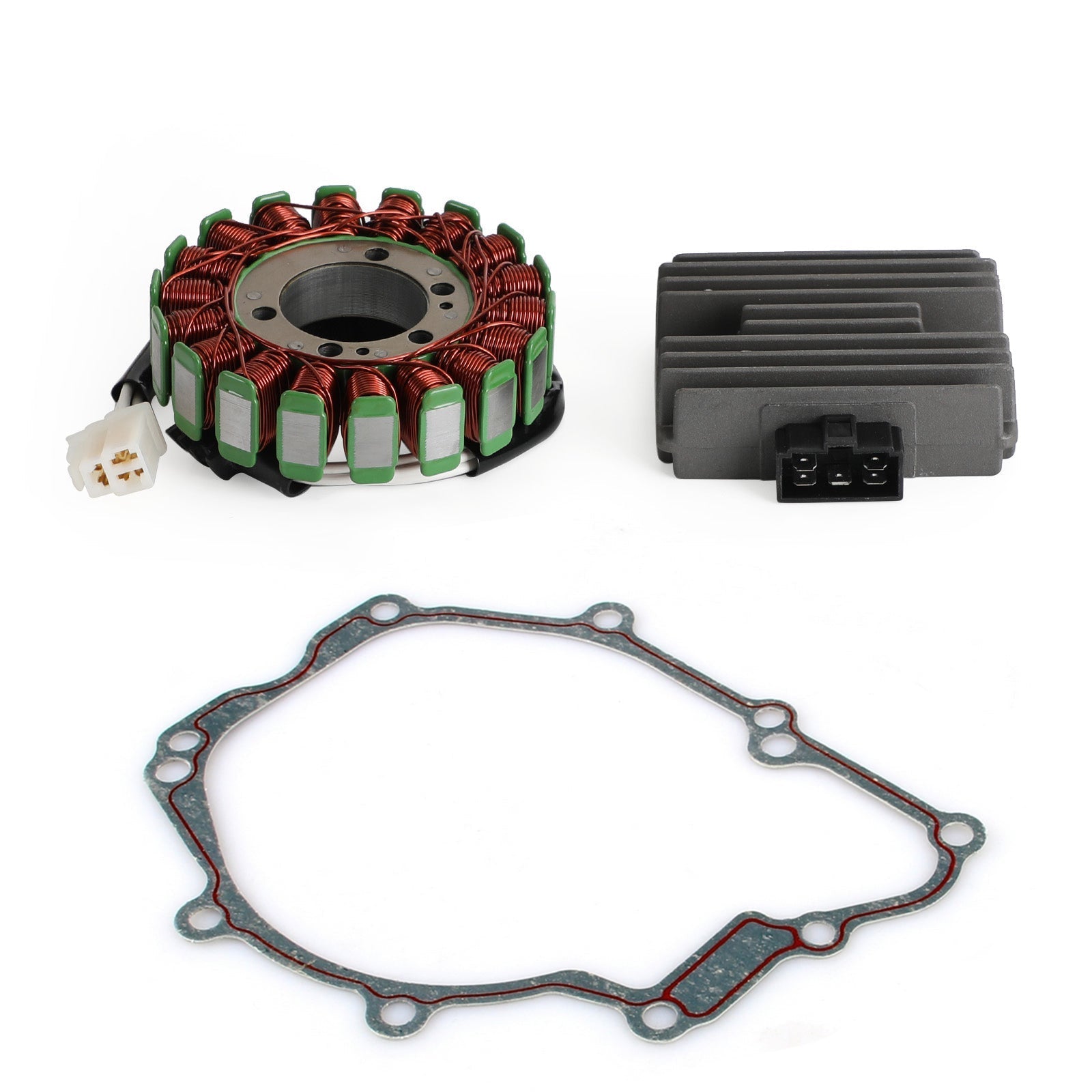 2005 Yamaha YZF R6 YZF600 R6 RaceBase Magneto Stator+Voltage Rectifier+Gasket 5SL-81410-00-00 Generic