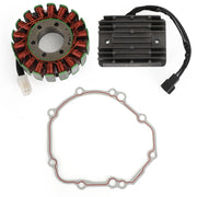 2004-2005 Suzuki GSXR600 GSX-R600 K4 K5 Magneto Coil Stator+Voltage Rectifier+Gasket 31401-29G00 32800-33E20 Generic
