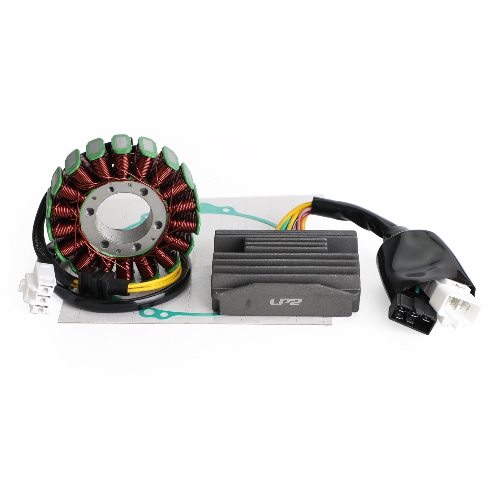 2009-2013 Honda VFR800 VTEC Blsnche ABS Magneto Stator+Voltage Rectifier+Gasket 31120-MCW-D01