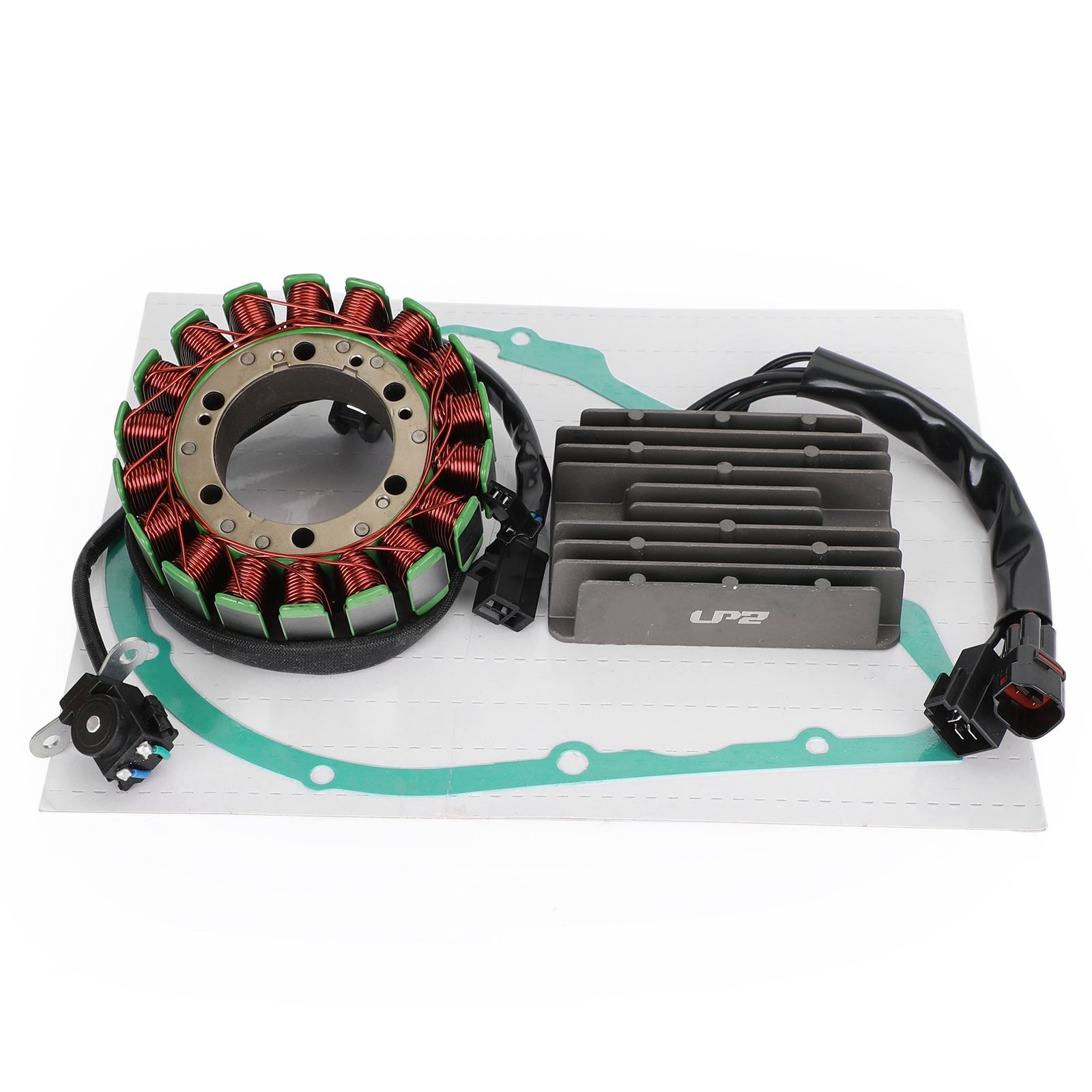 2001-2004 Suzuki VL800 Intruder Volusia Magneto Stator+Voltage Rectifier+Gasket
