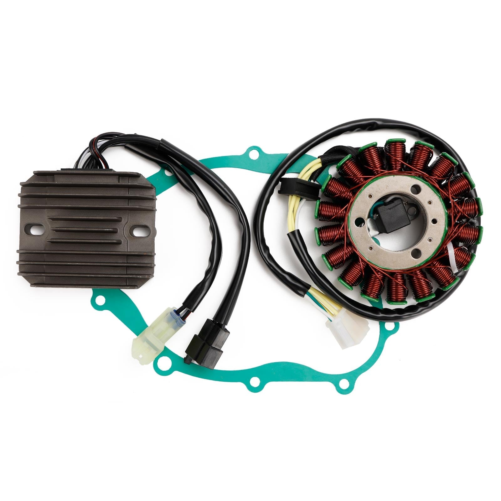 2004-2016 Suzuki DL650 V-Strom Magneto Coil Stator + Voltage Regulator + Gasket Assy 32101-17G00