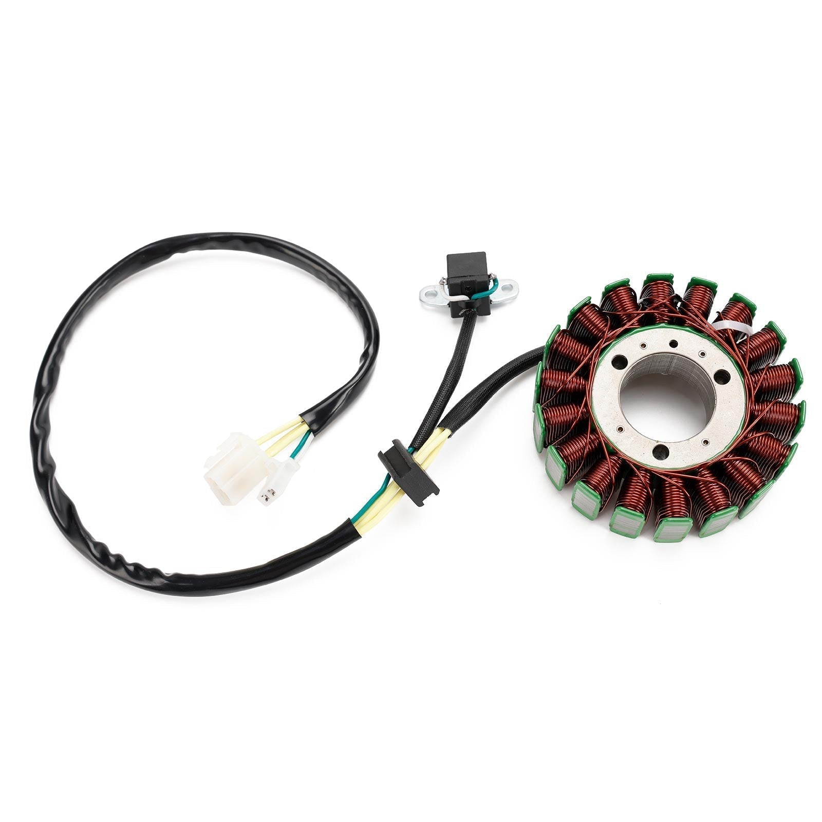 2007-2010 Suzuki DL650 V-Strom (Model K7) Magneto Coil Stator + Voltage Regulator + Gasket Assy 32101-17G00