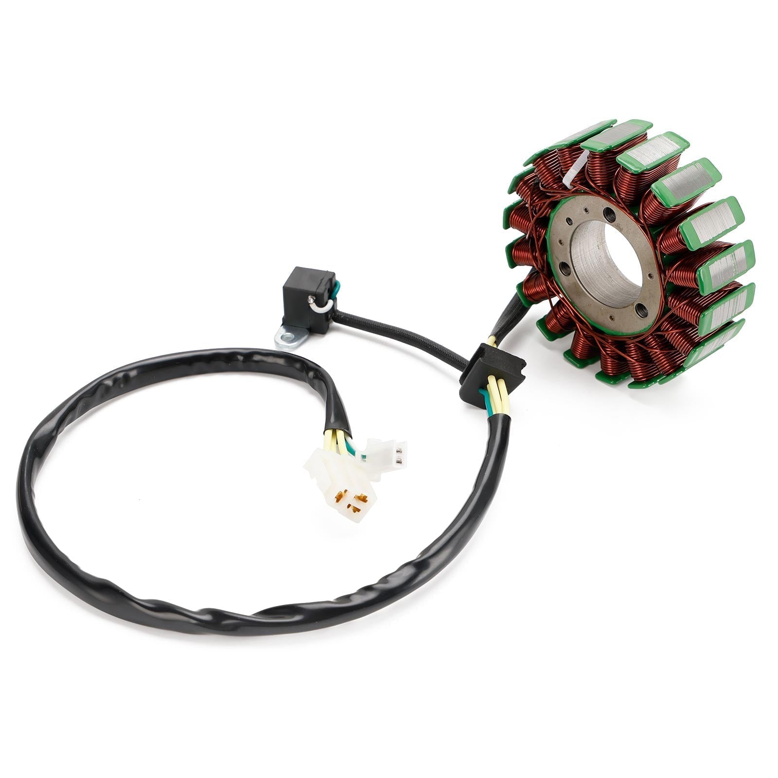 2007-2010 Suzuki DL650 V-Strom (Model K7) Magneto Coil Stator + Voltage Regulator + Gasket Assy 32101-17G00