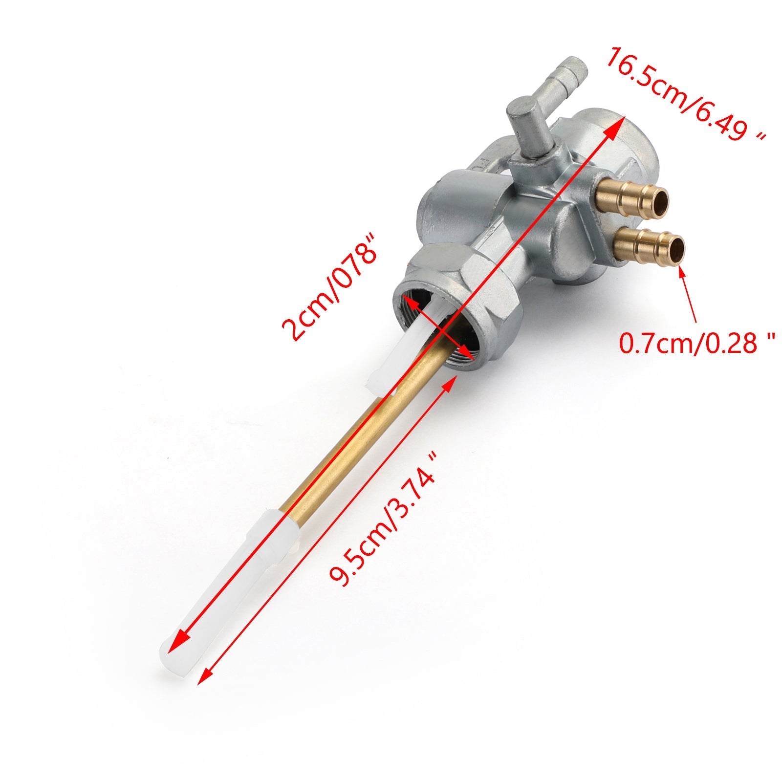 Gas Fuel Petrol Valve Petcock 51023-040 For Kawasaki H1 69-75 H2 72-75 KH500 76 Generic