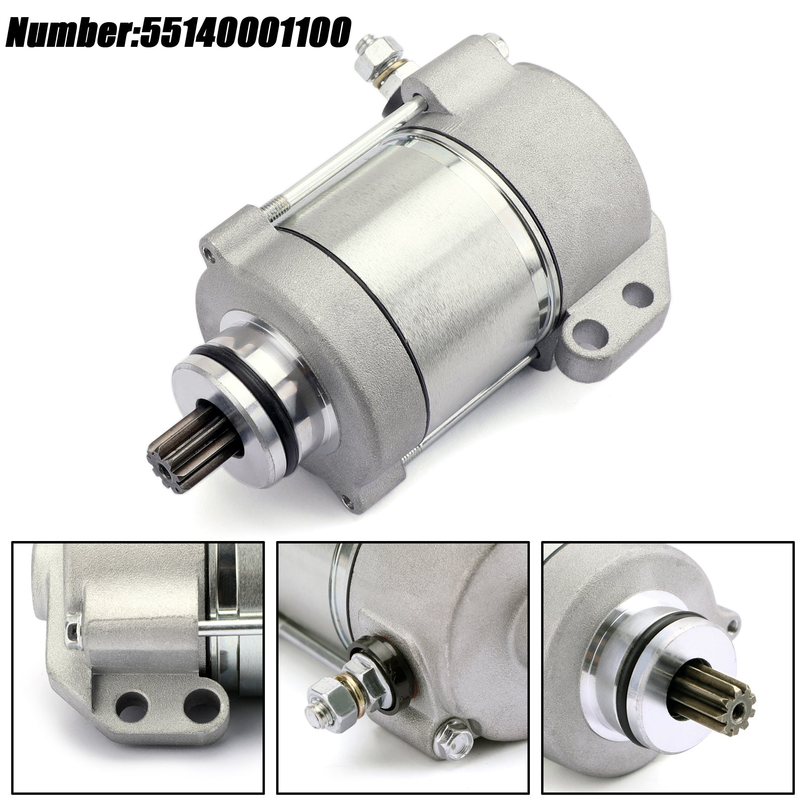2007-2010 KTM 300 EXC-E Electric Starter Motor 55140001100 Generic