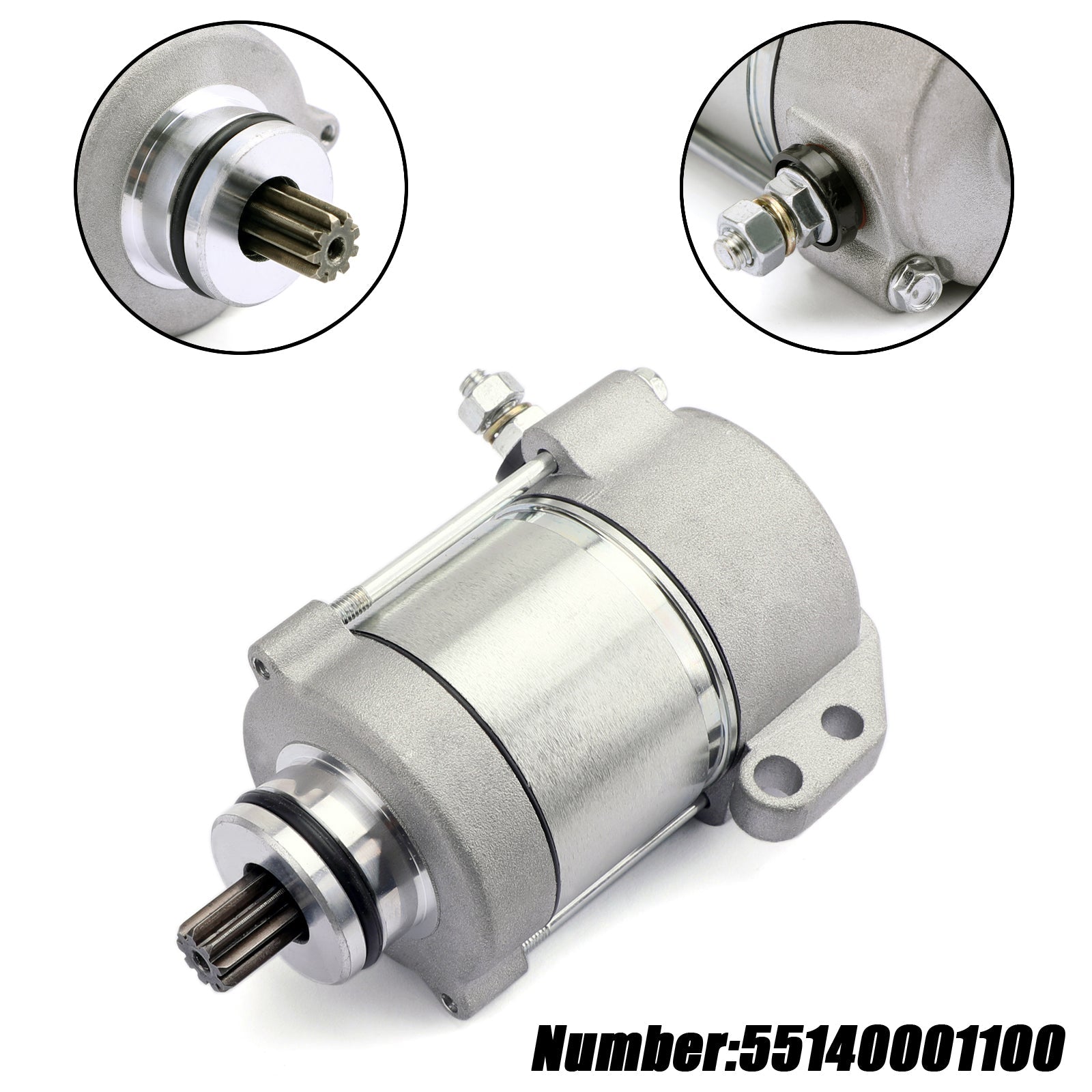 2007-2010 KTM 300 EXC-E Electric Starter Motor 55140001100 Generic