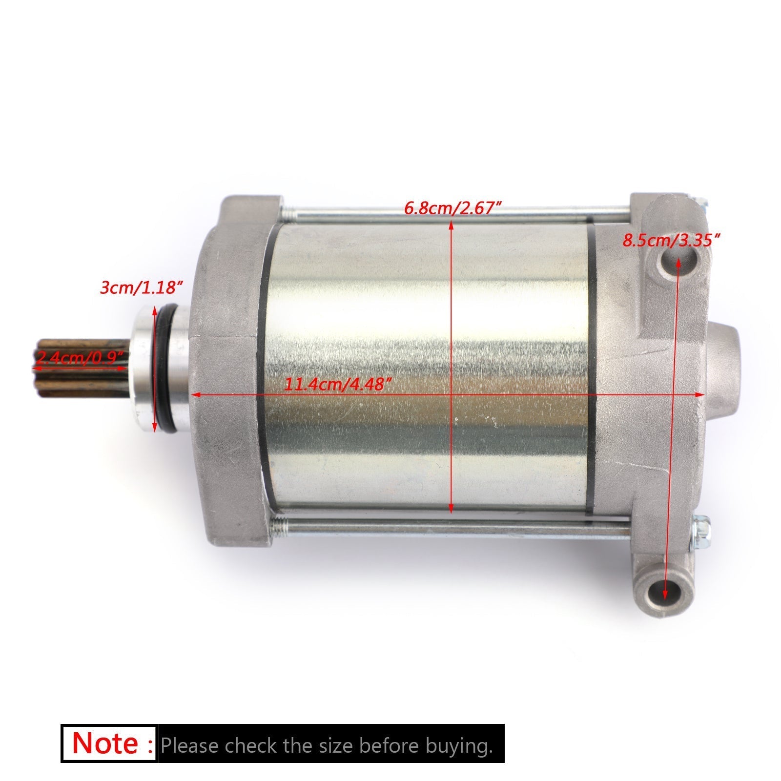 2007-2008 Yamaha YFM450FWA Grizzly 450 Special Edition New Starter Engine Starting 9-Spline 4WV-81800-00-00