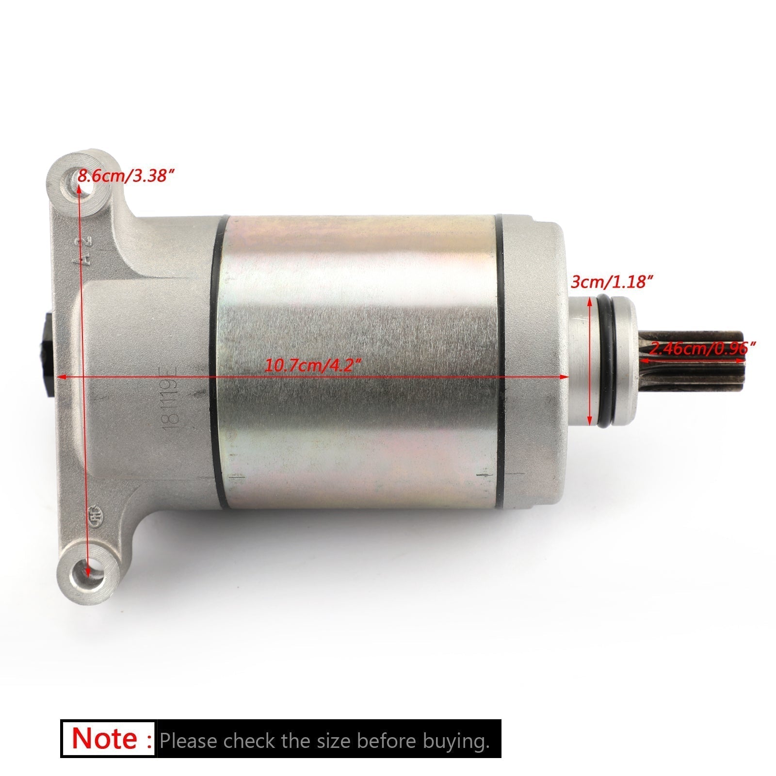 2009-2015 Yamaha YFM550FWA Grizzly 550 Electric Starter Motor 28P-81890-00