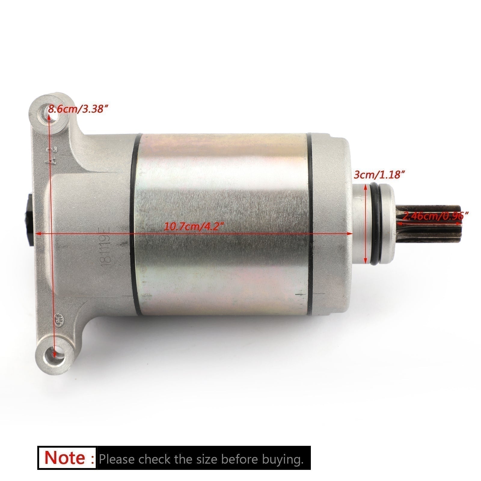 2009-2016 Yamaha YFM700FWA Grizzly 700 Hunter Electric Starter Motor 28P-81890-007
