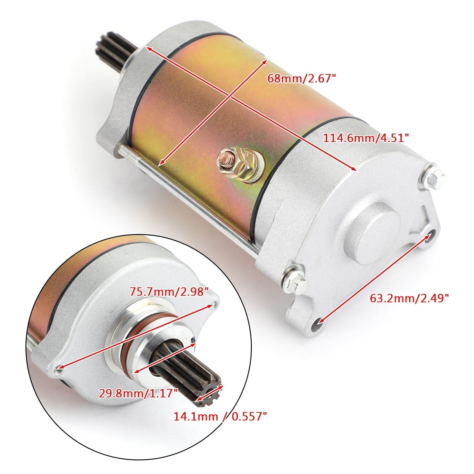 2016-2019 CF-Moto CFORCE 500/600 New Starter Motor 0GR0-091100