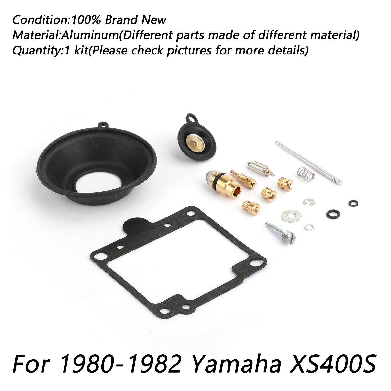 2x Carburetor Repair Rebuild Kit For Yamaha XS400 SE Special 1980-1982 1981 New