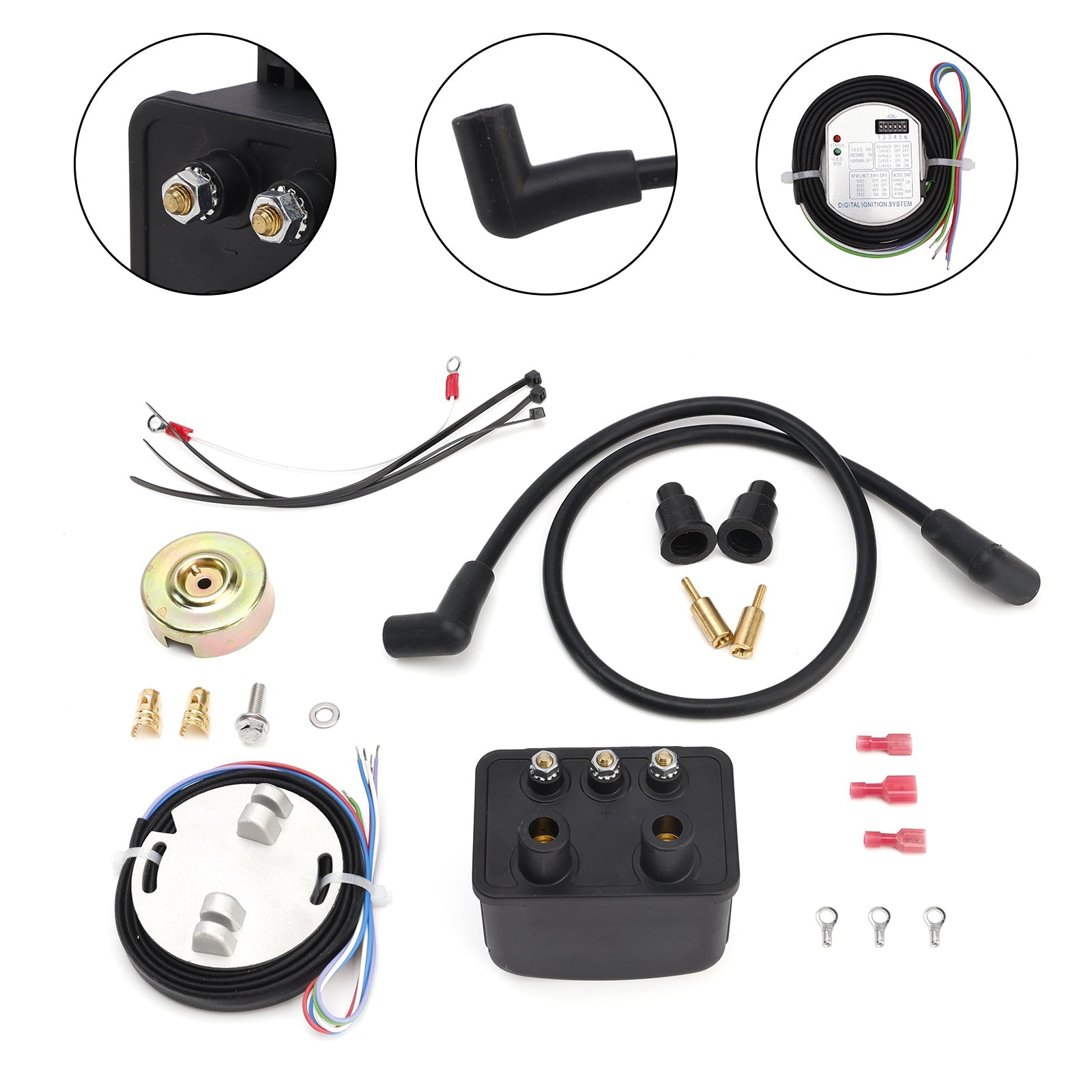 Double Fire Electronic Ignition Kit fit for Big Twin Models 1970-1999