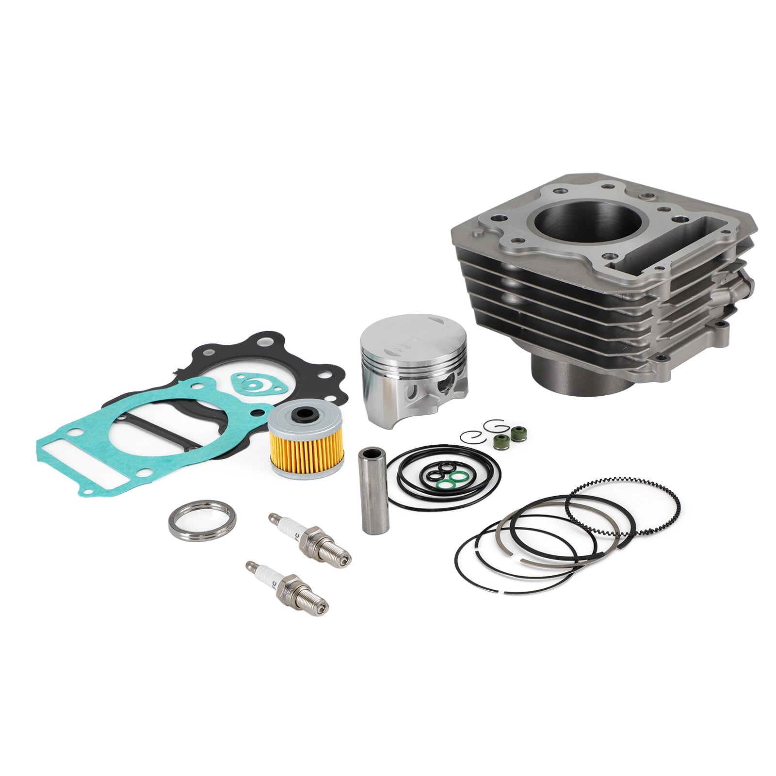 1990 Honda ATV TRX300 Cylinder Piston Top End Gasket Kit 12000-HC4-000 12251-HA0-004