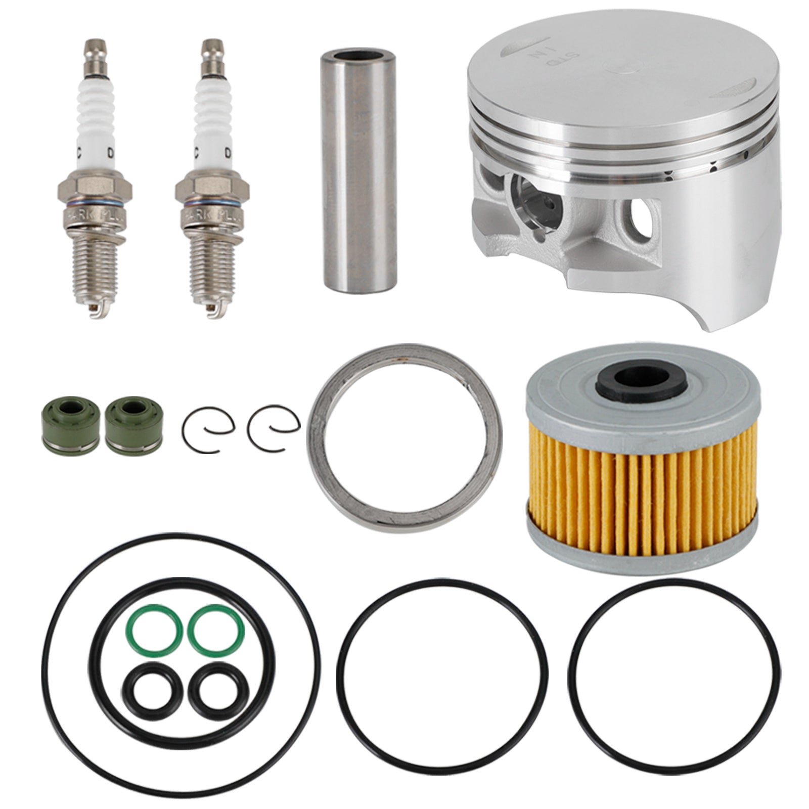 1989 Honda ATV TRX300 FOURTRAX Cylinder Piston Top End Gasket Kit 12000-HC4-000 12251-HA0-004