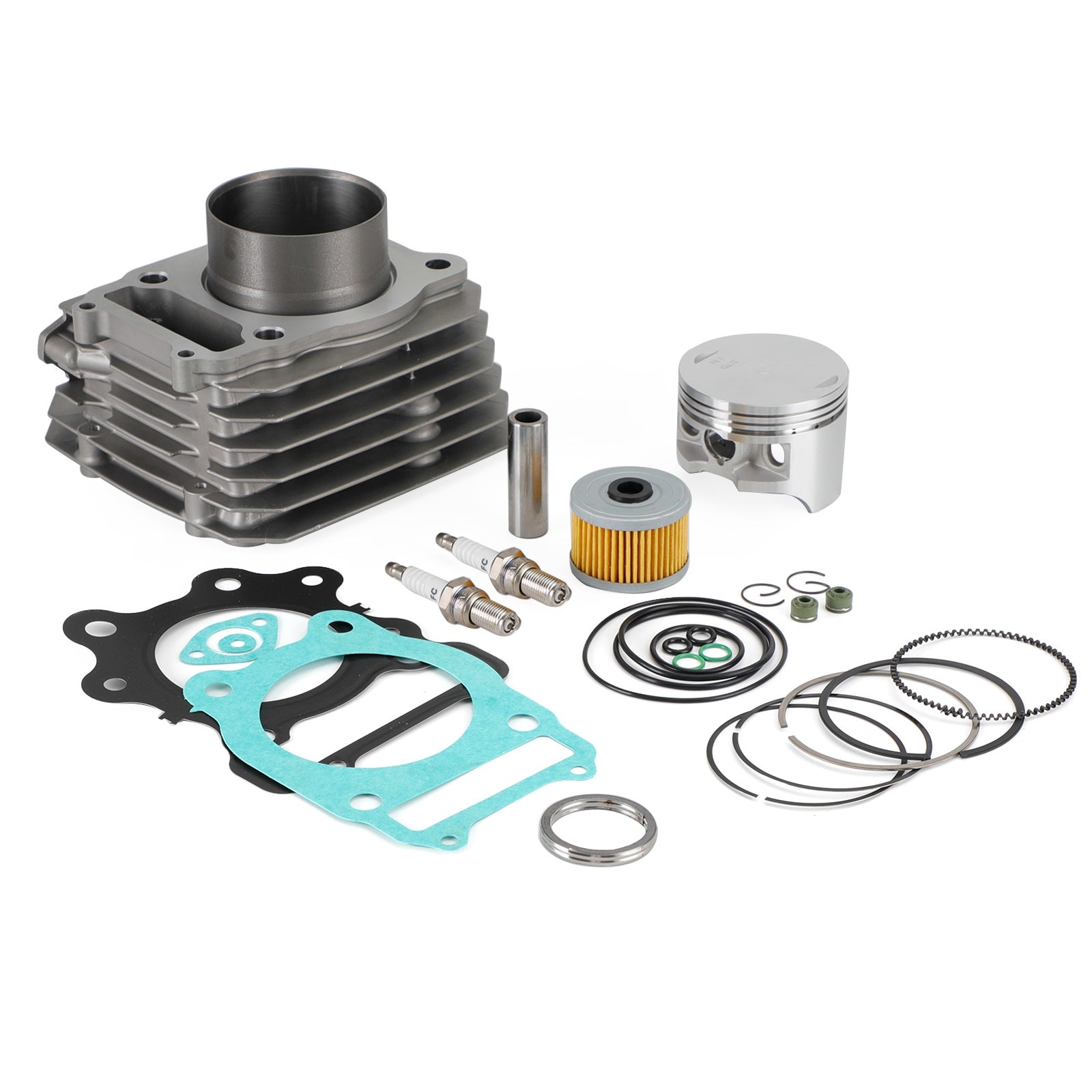 1992 Honda ATV TRX300 Cylinder Piston Top End Gasket Kit 12000-HC4-000 12251-HA0-004