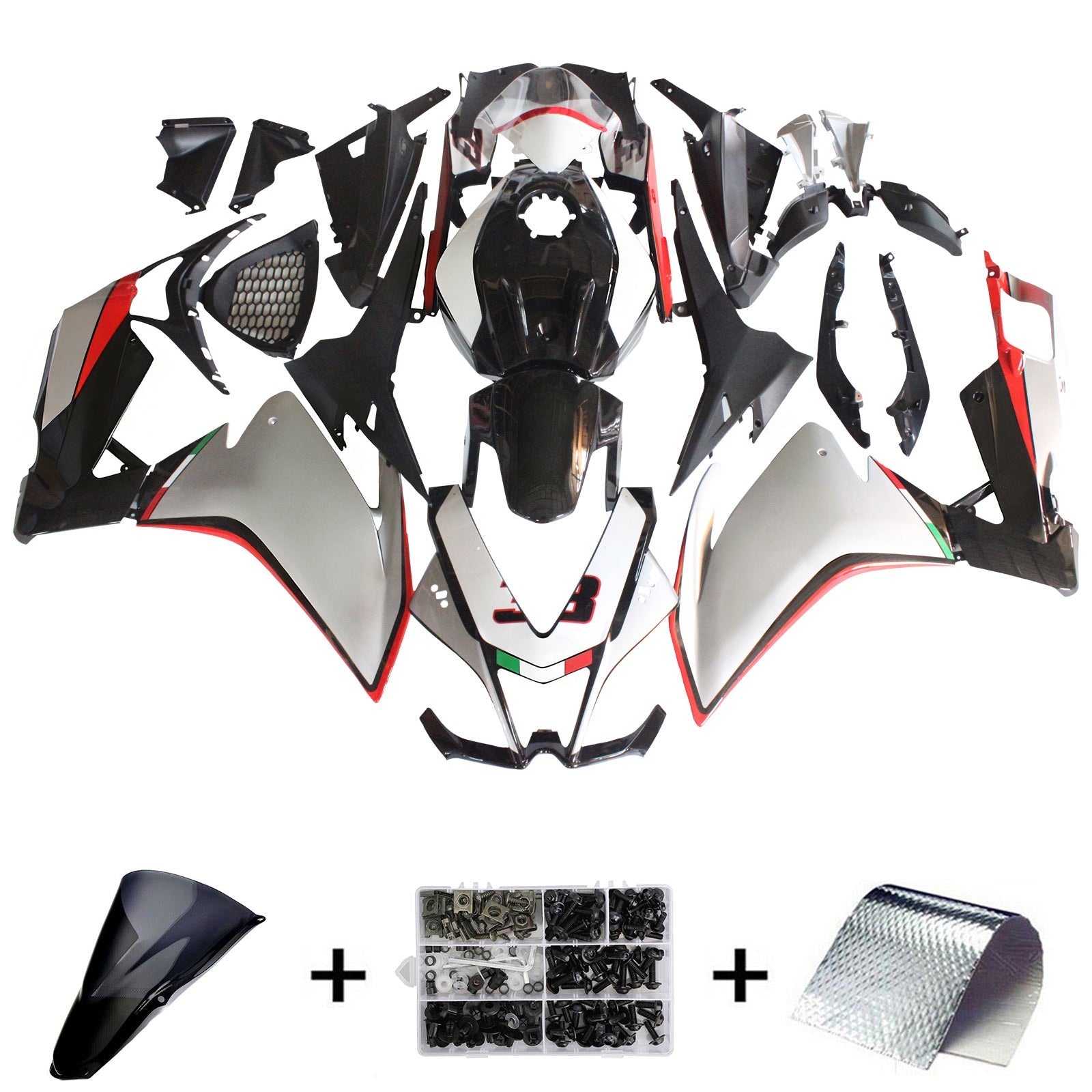 2012-2016 Aprilia RS4 125/50 Amotopart Injection Fairing Kit Bodywork #104