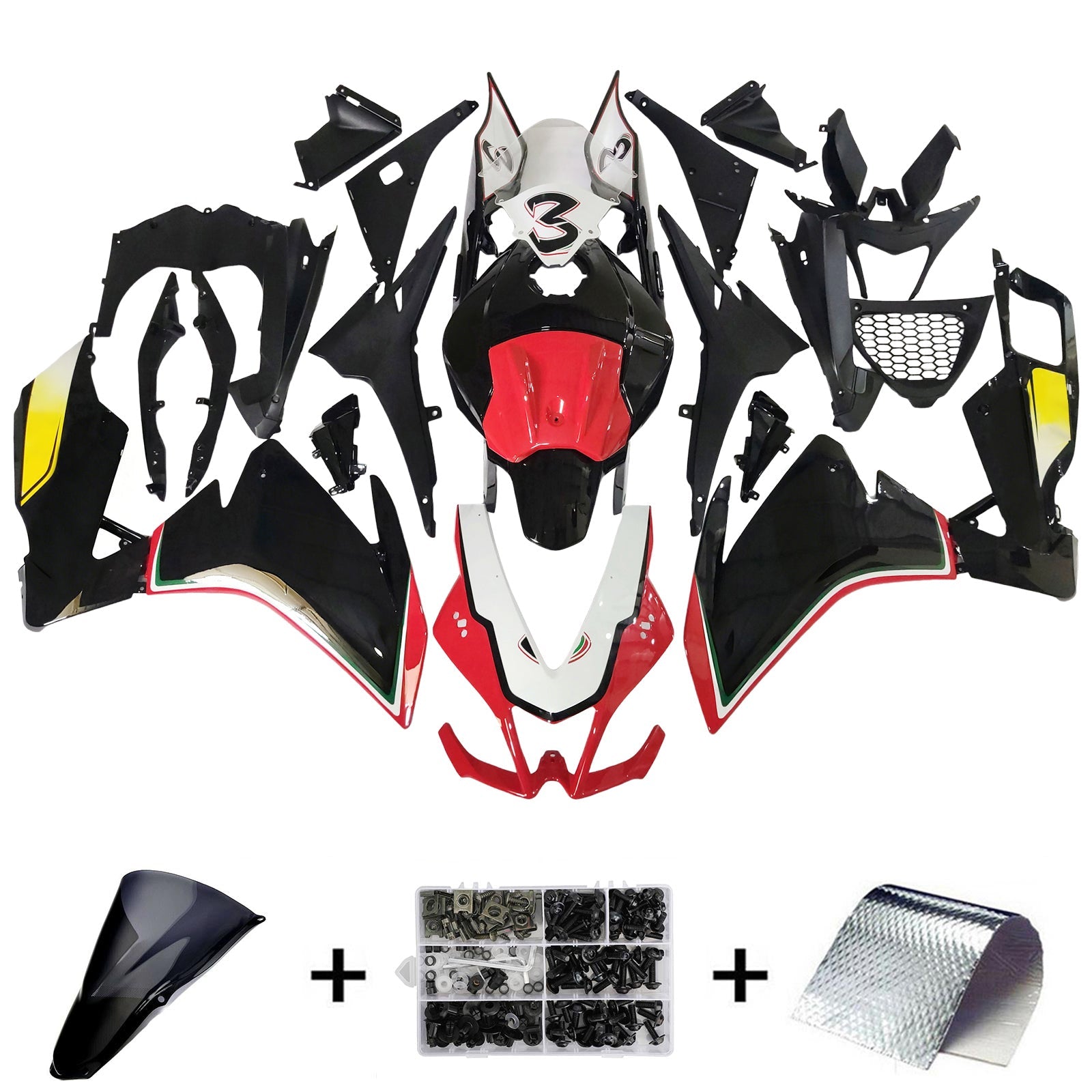 2012-2016 Aprilia RS4 125/50 Amotopart Injection Fairing Kit Bodywork #106