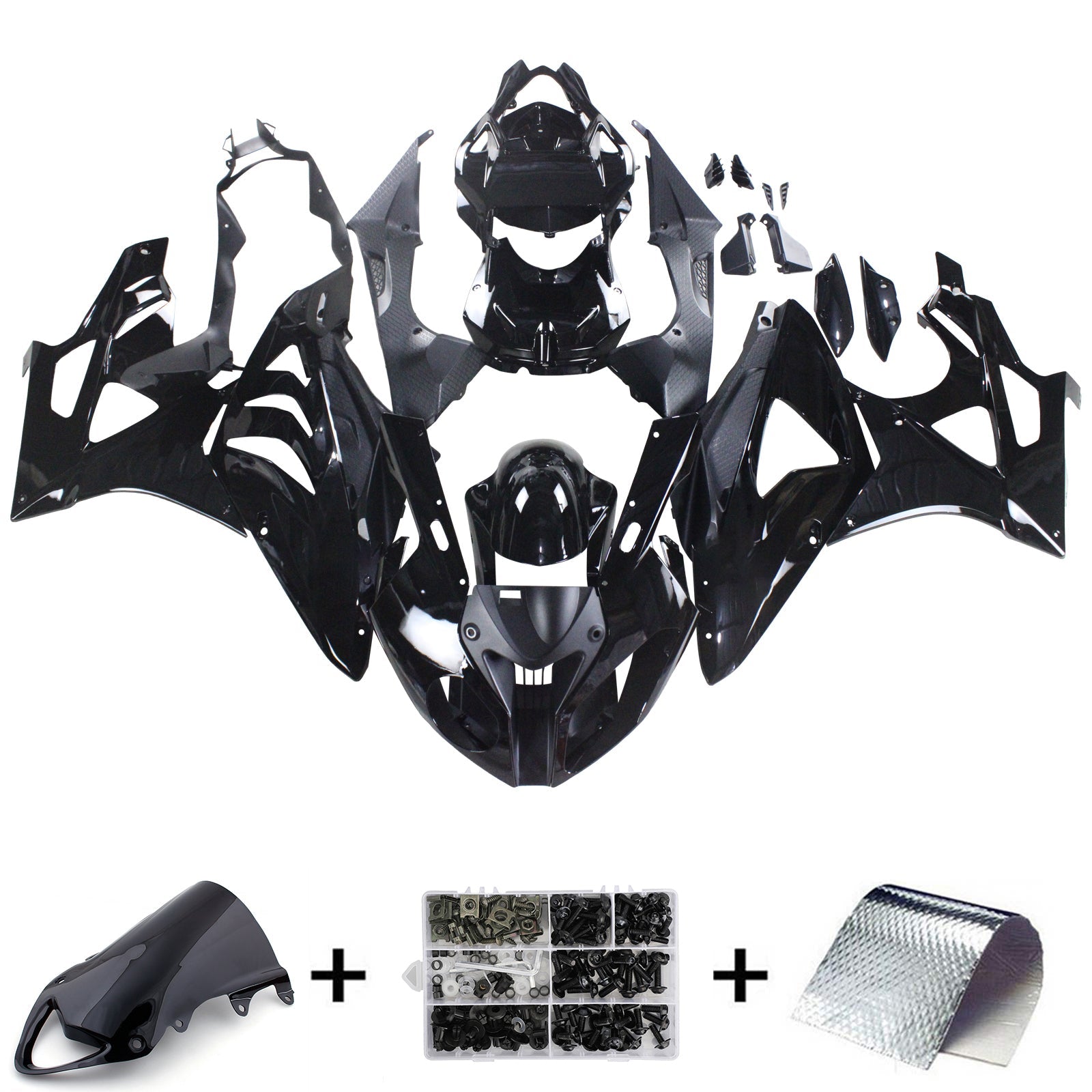 2009-2014 BMW S1000RR Fairing G-Black Kit