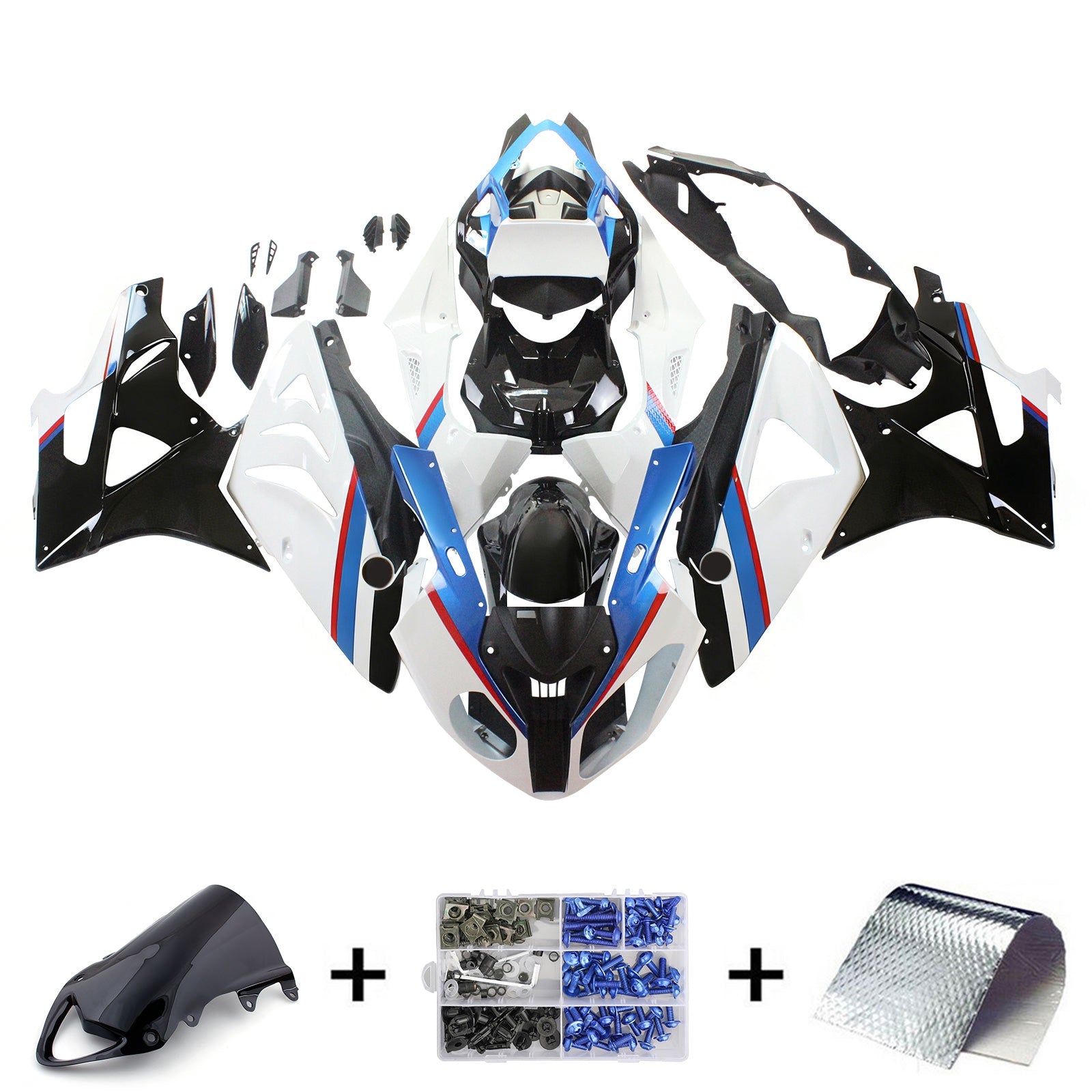 2009-2014 BMW S1000RR Fairing Kit Bodywork Plastic ABS Generic