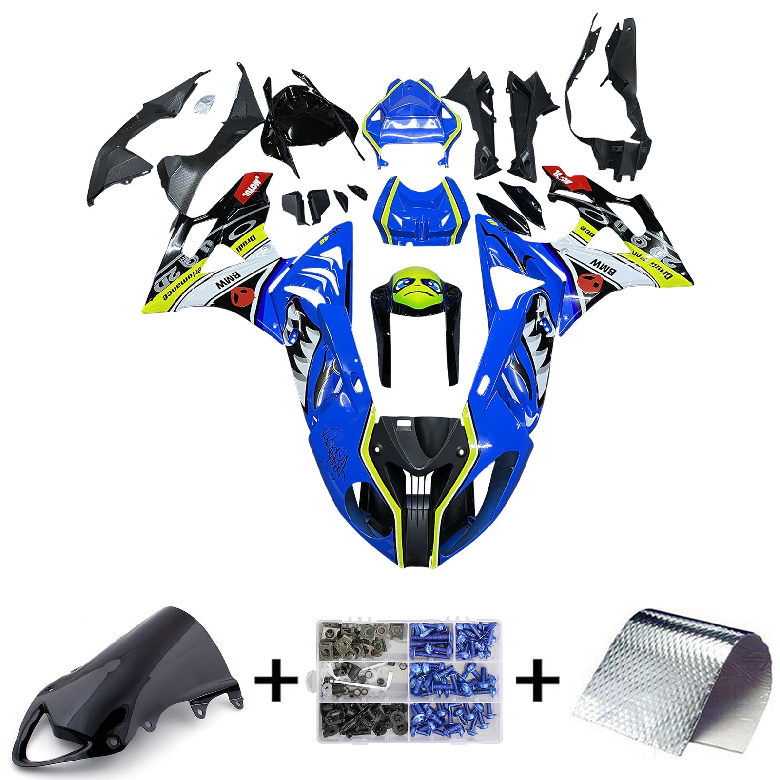 2009-2014 BMW S1000RR Fairing Kit Bodywork Plastic ABS