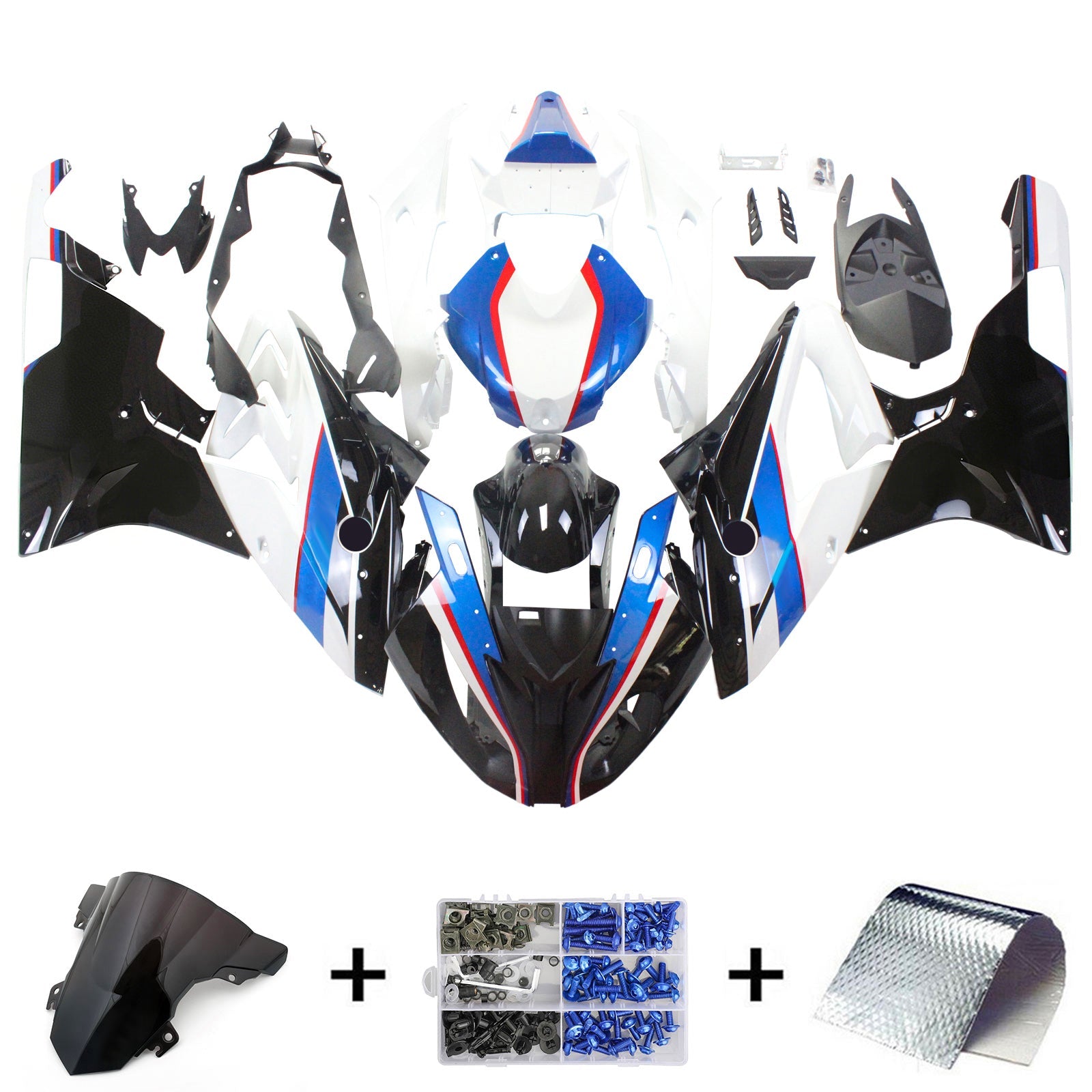 2015-2016 BMW S1000RR Fairing Kit Bodywork Plastic ABS Generic