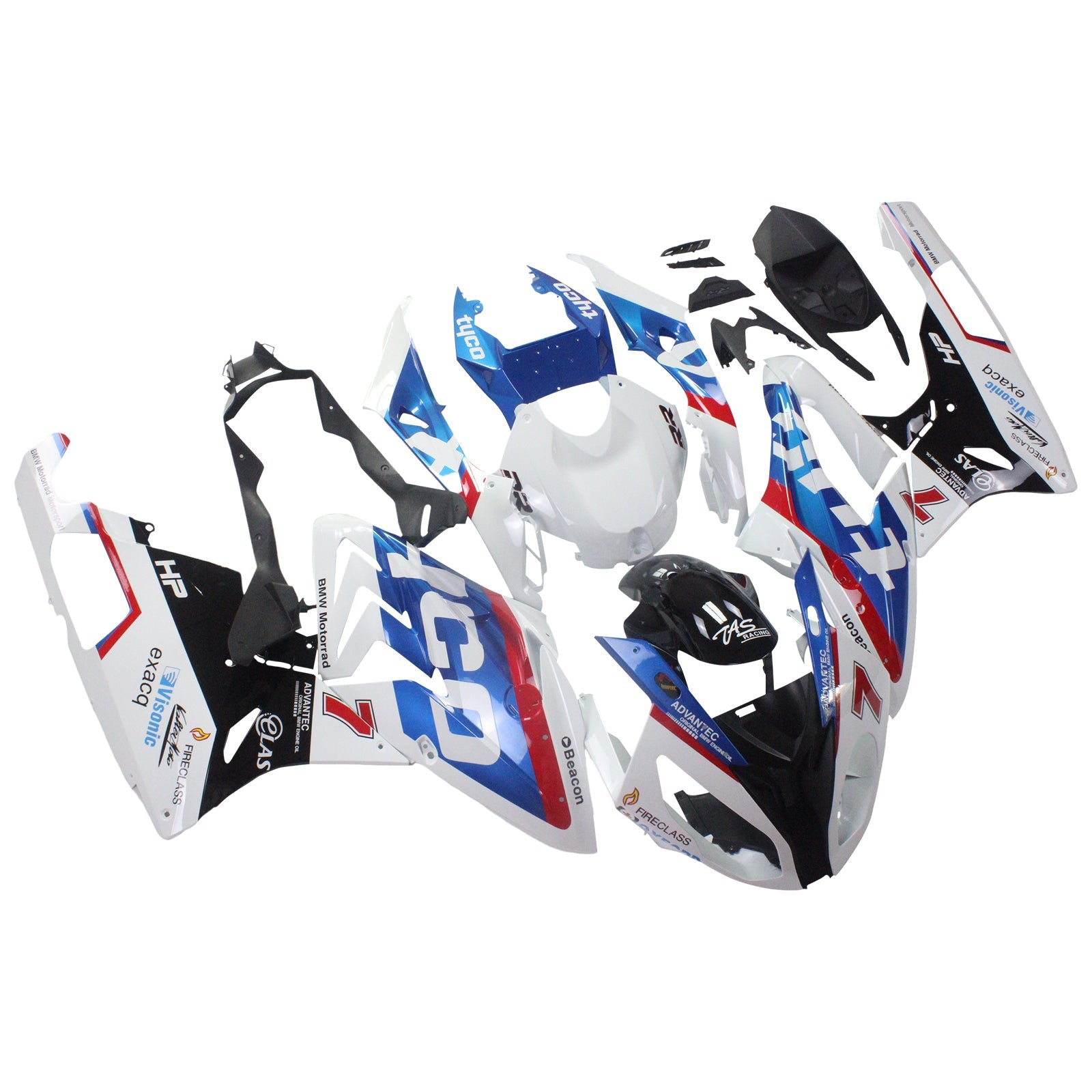 2015-2016 BMW S1000RR Injection Fairing Kit Bodywork Plastic ABS Generic