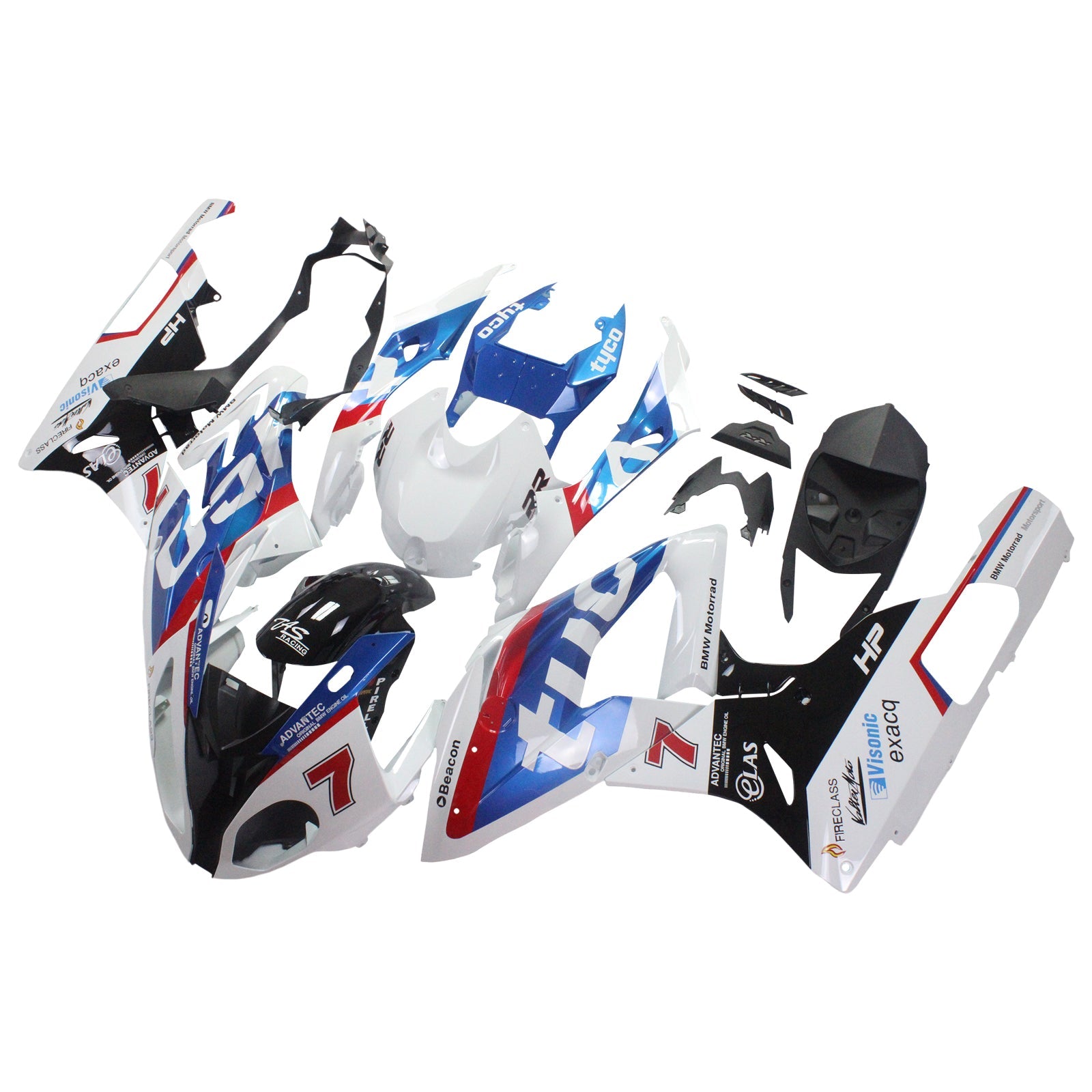 2015-2016 BMW S1000RR Injection Fairing Kit Bodywork Plastic ABS Generic