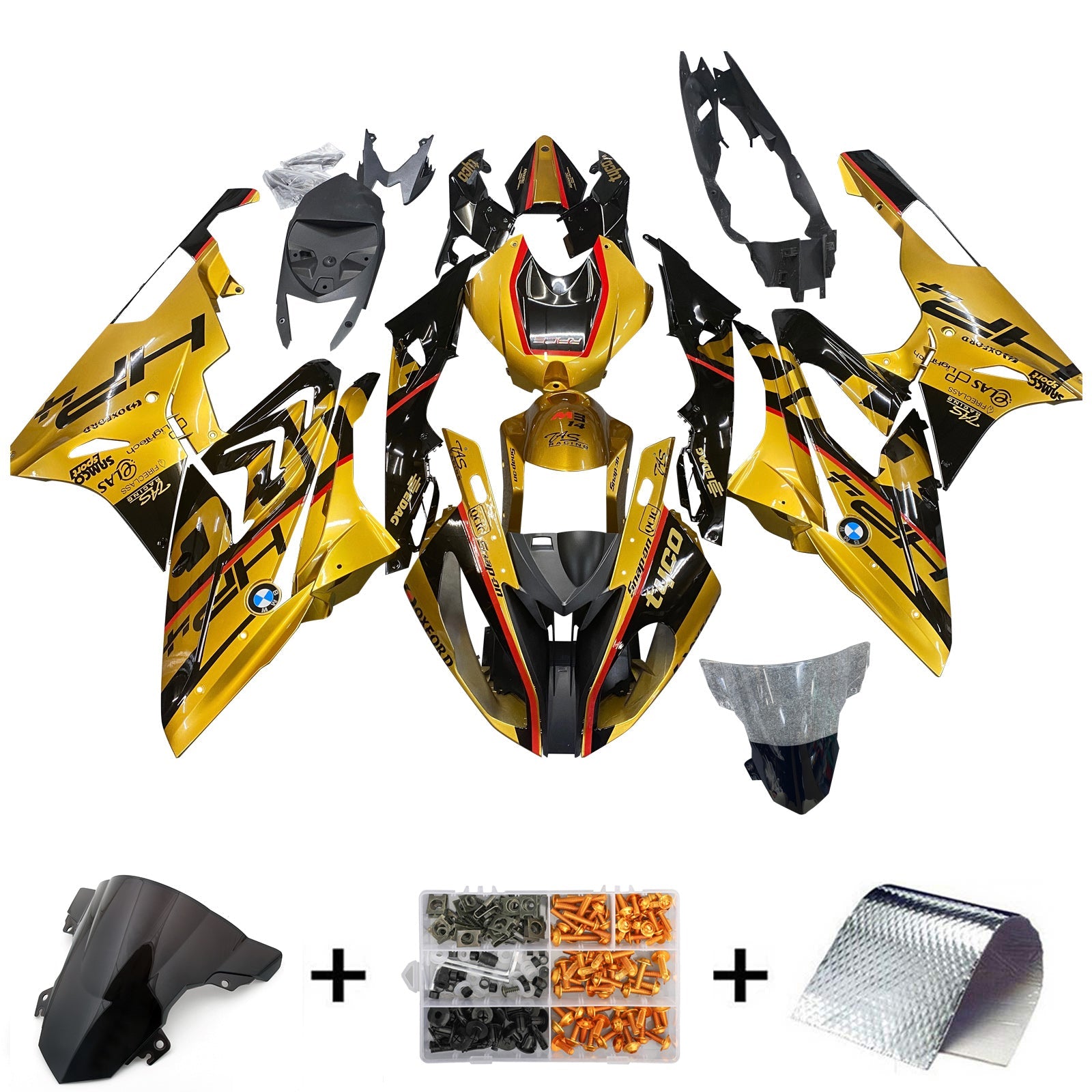 2015-2016 BMW S1000RR Injection Fairing Kit Bodywork Plastic ABS #151