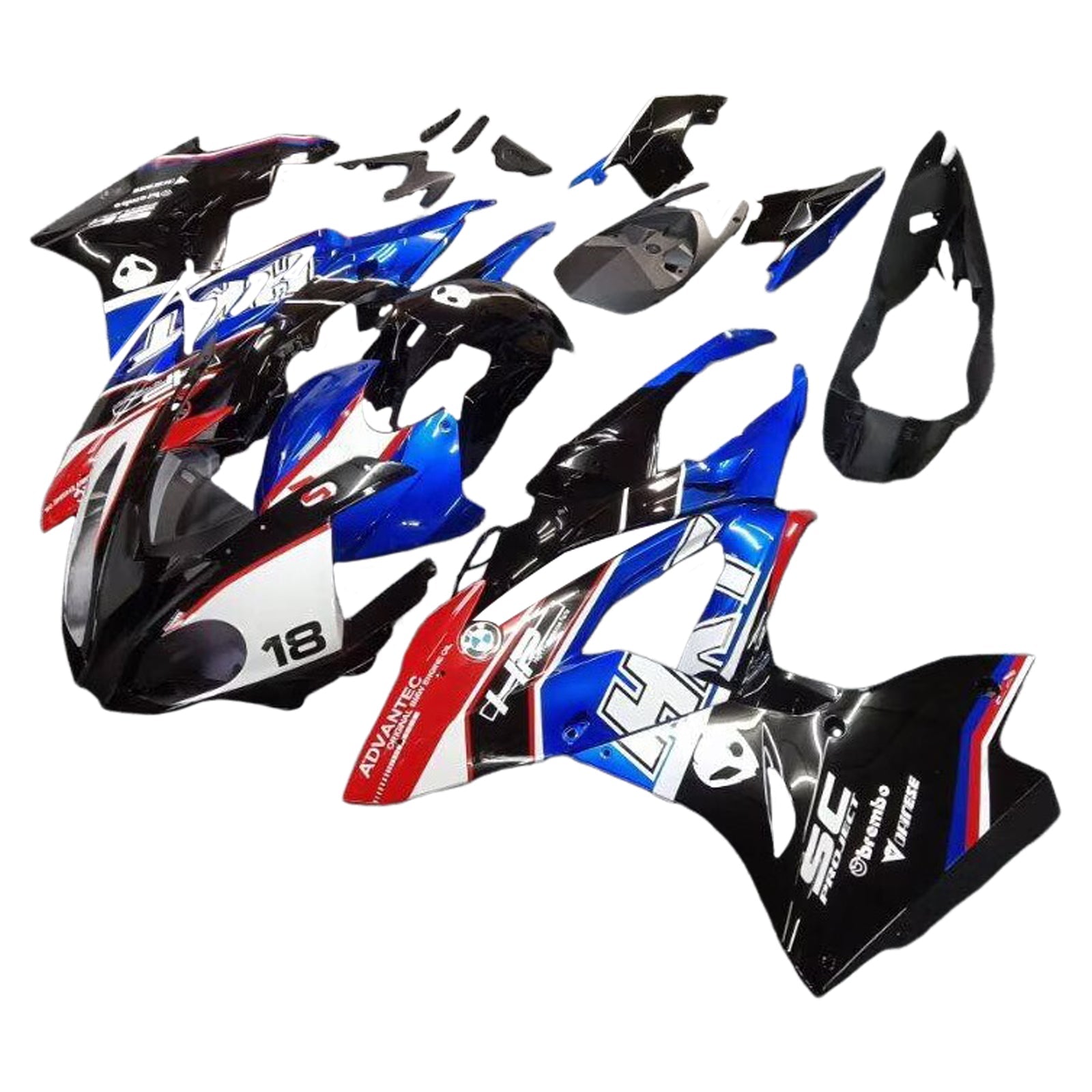 2017-2018 BMW S1000RR Fairing Kit Bodywork Plastic ABS