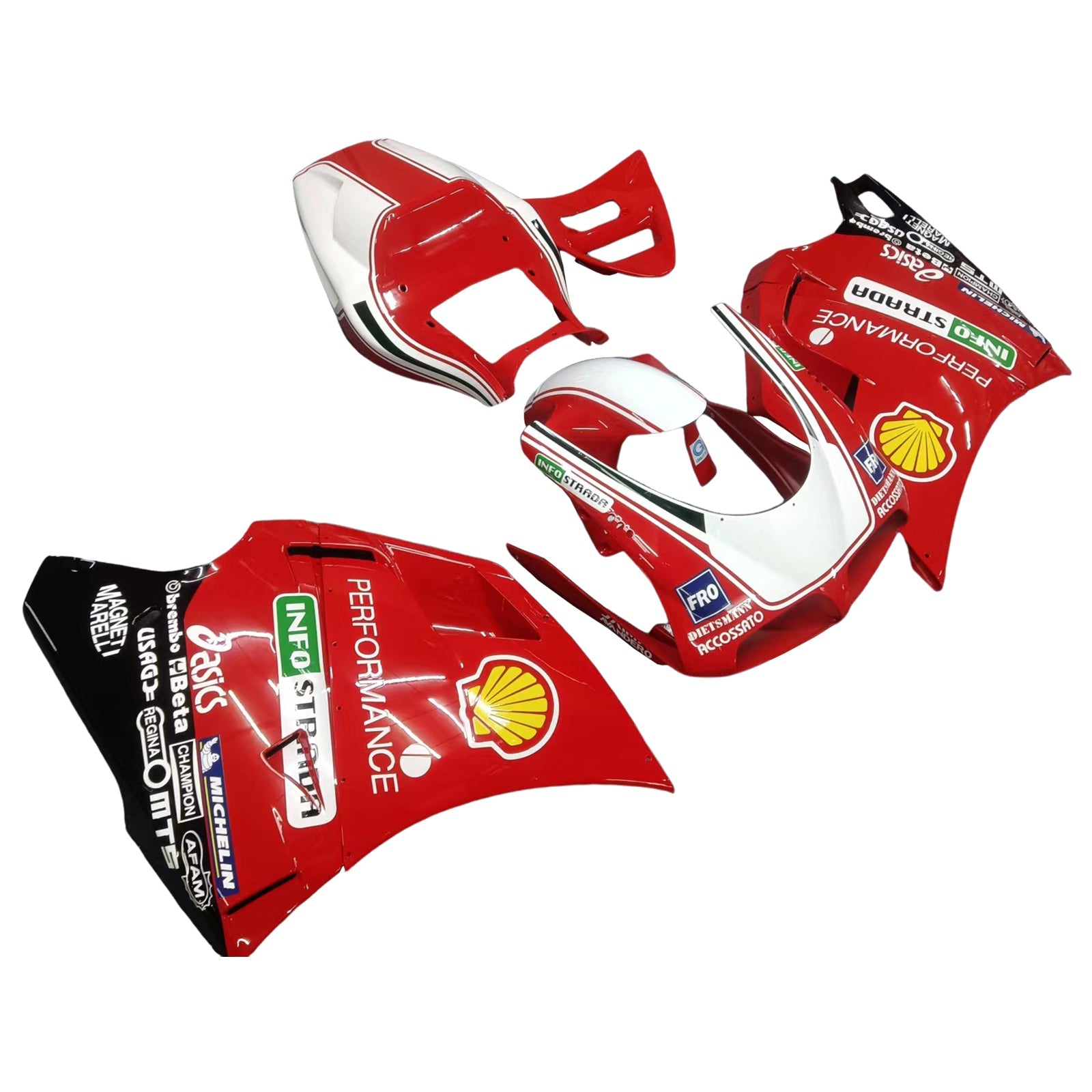 1996-2002 Ducati 996 748 916 998 Fairing Kit Bodywork ABS #103