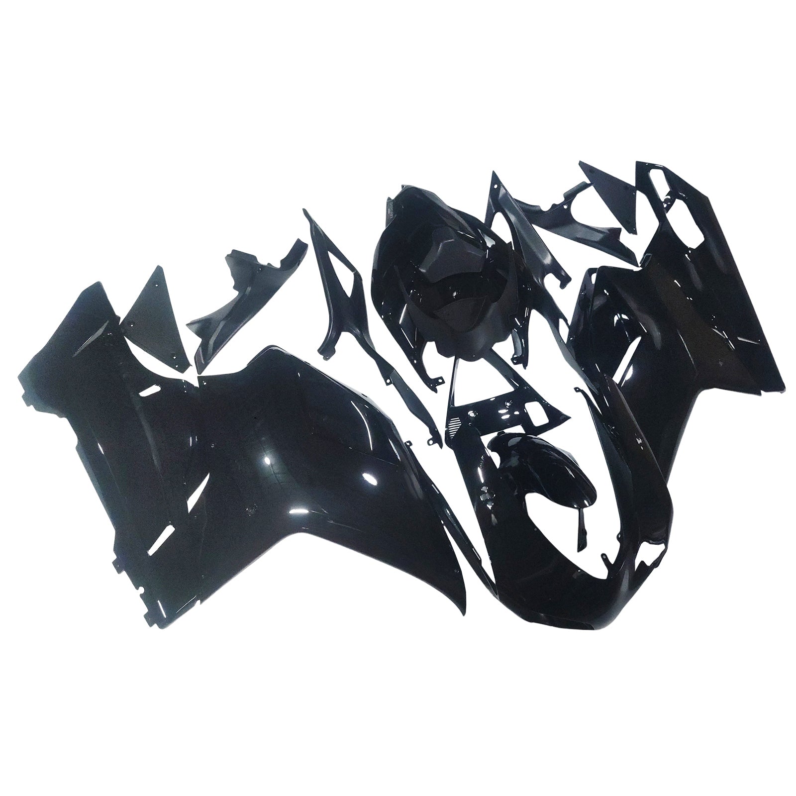 2007-2012 Ducati 1098/1198/848 Black Bodywork Fairing ABS Injection Mold 14# Generic