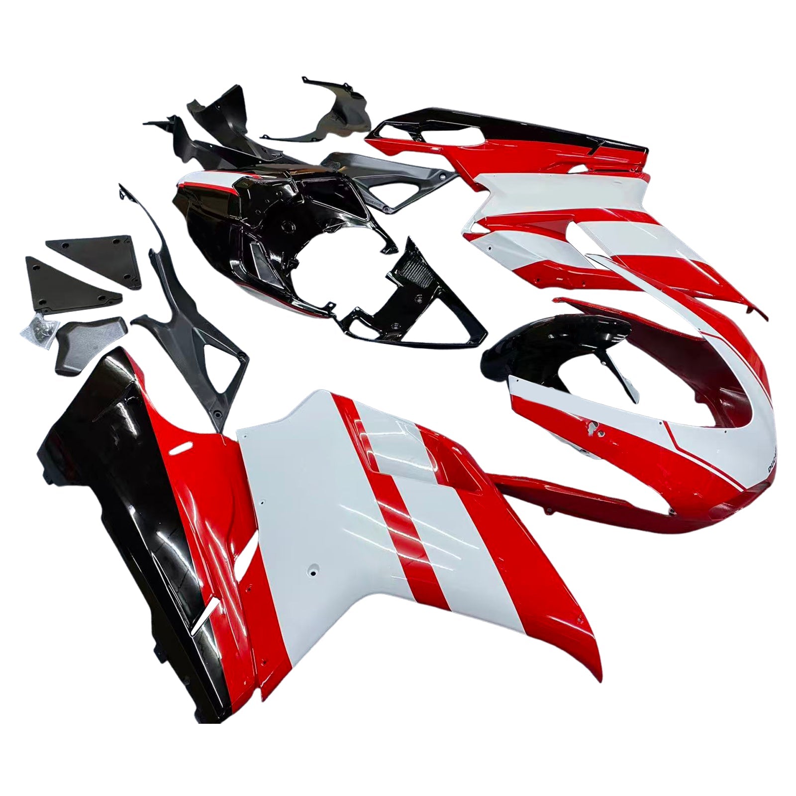 2007-2011 Ducati 1098 1198 848 Fairing Kit Bodywork ABS