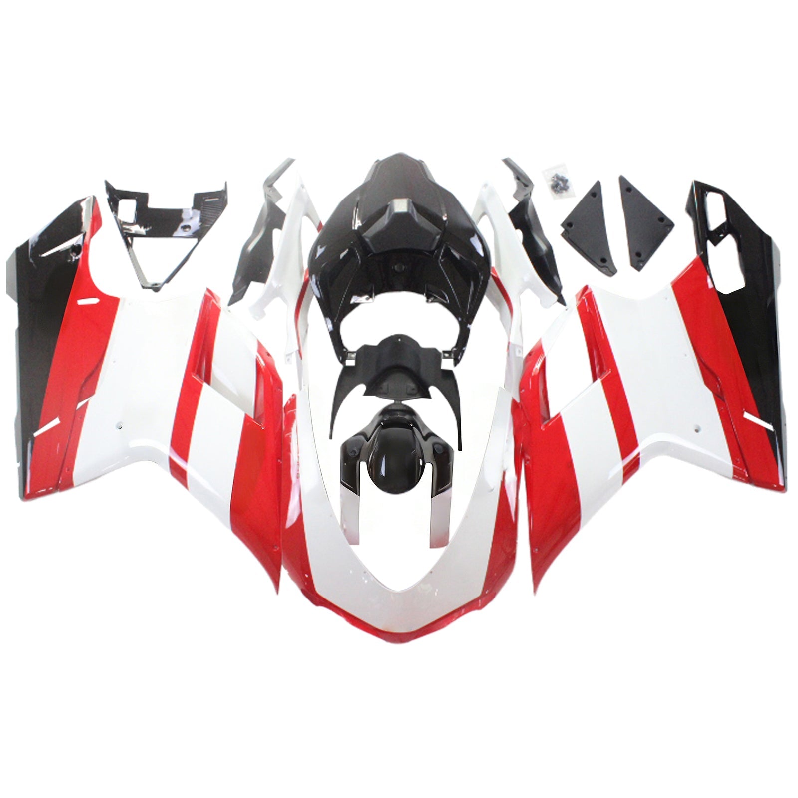 2007-2011 Ducati 1098 1198 848 Fairing Kit Bodywork ABS
