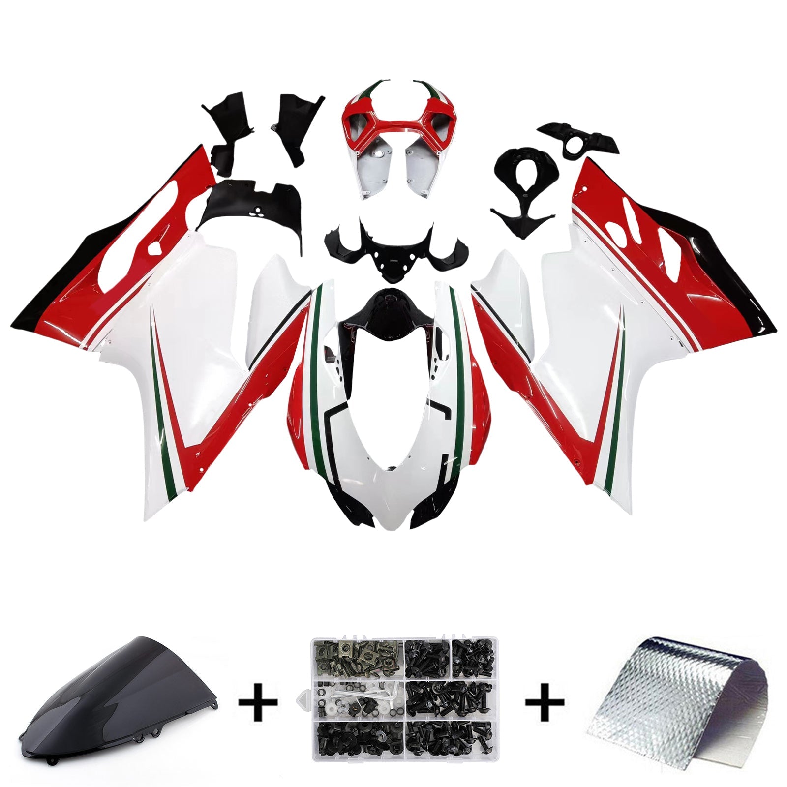 2012-2015 Ducati 1199/899 Injection Fairing Kit Bodywork Plastic ABS