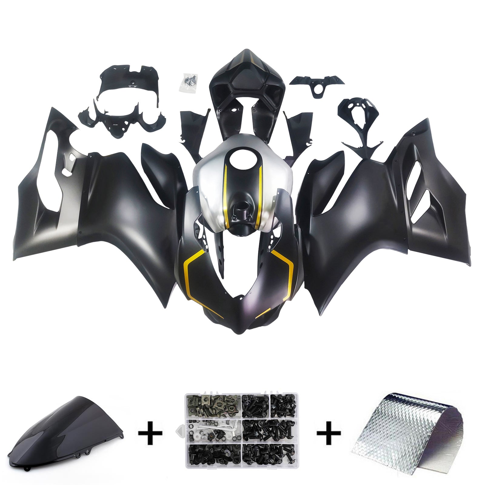 2012-2015 Ducati 1199 899 Injection Fairing Kit Bodywork Plastic ABS#109