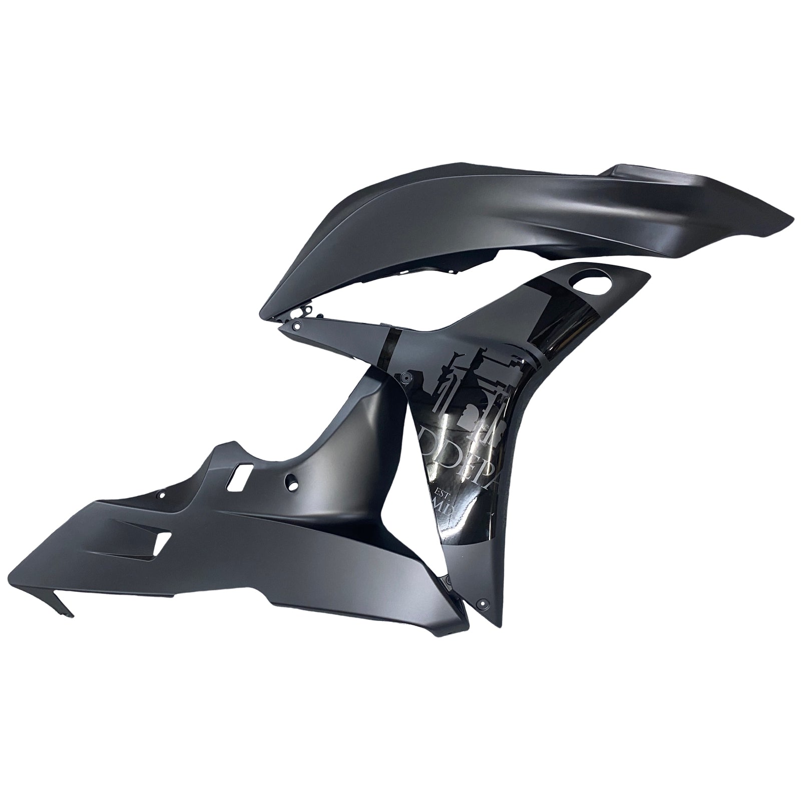 2007-2008 Honda CBR600RR Matt Black Generic Fairing Kit Bodywork ABS