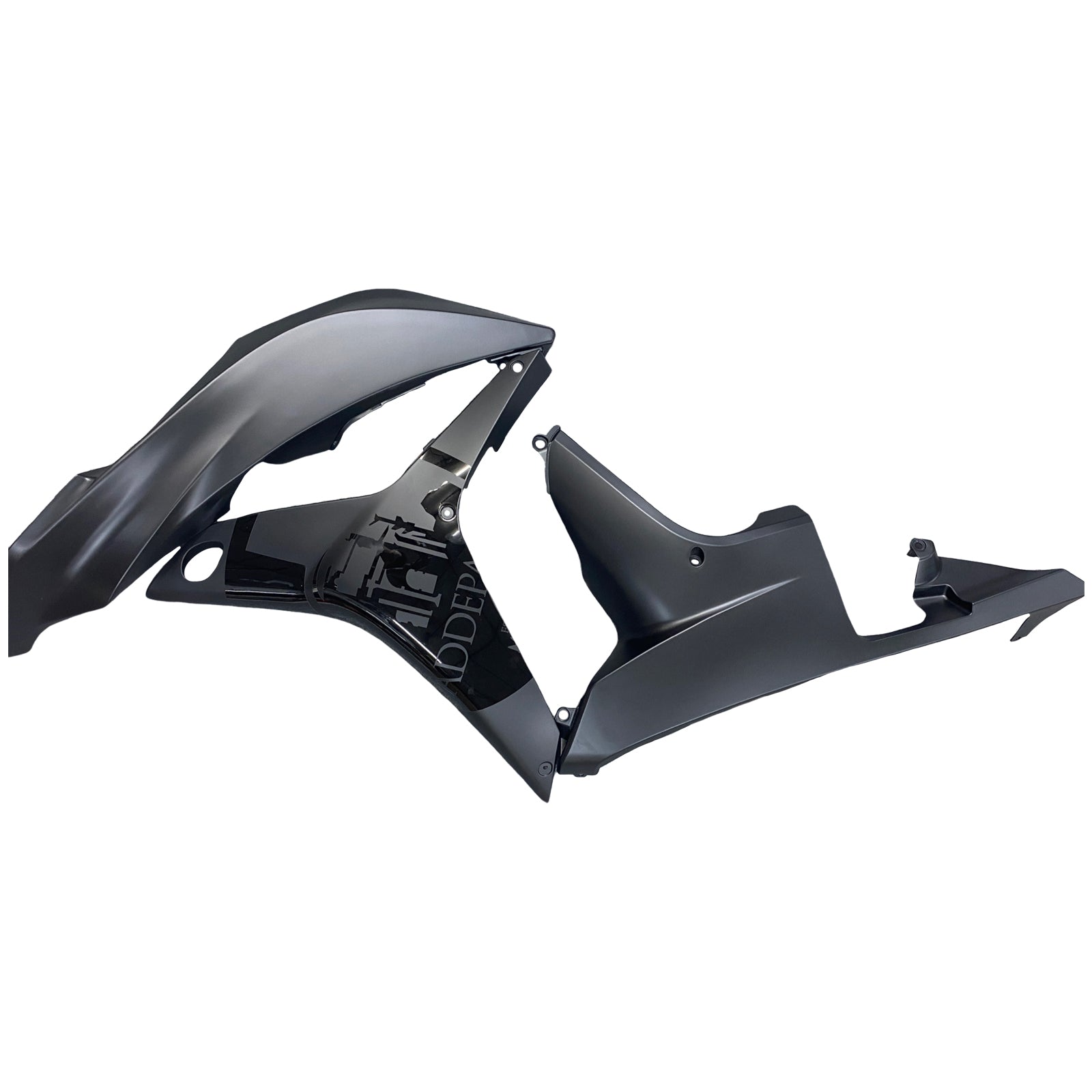 2007-2008 Honda CBR600RR Matt Black Generic Fairing Kit Bodywork ABS