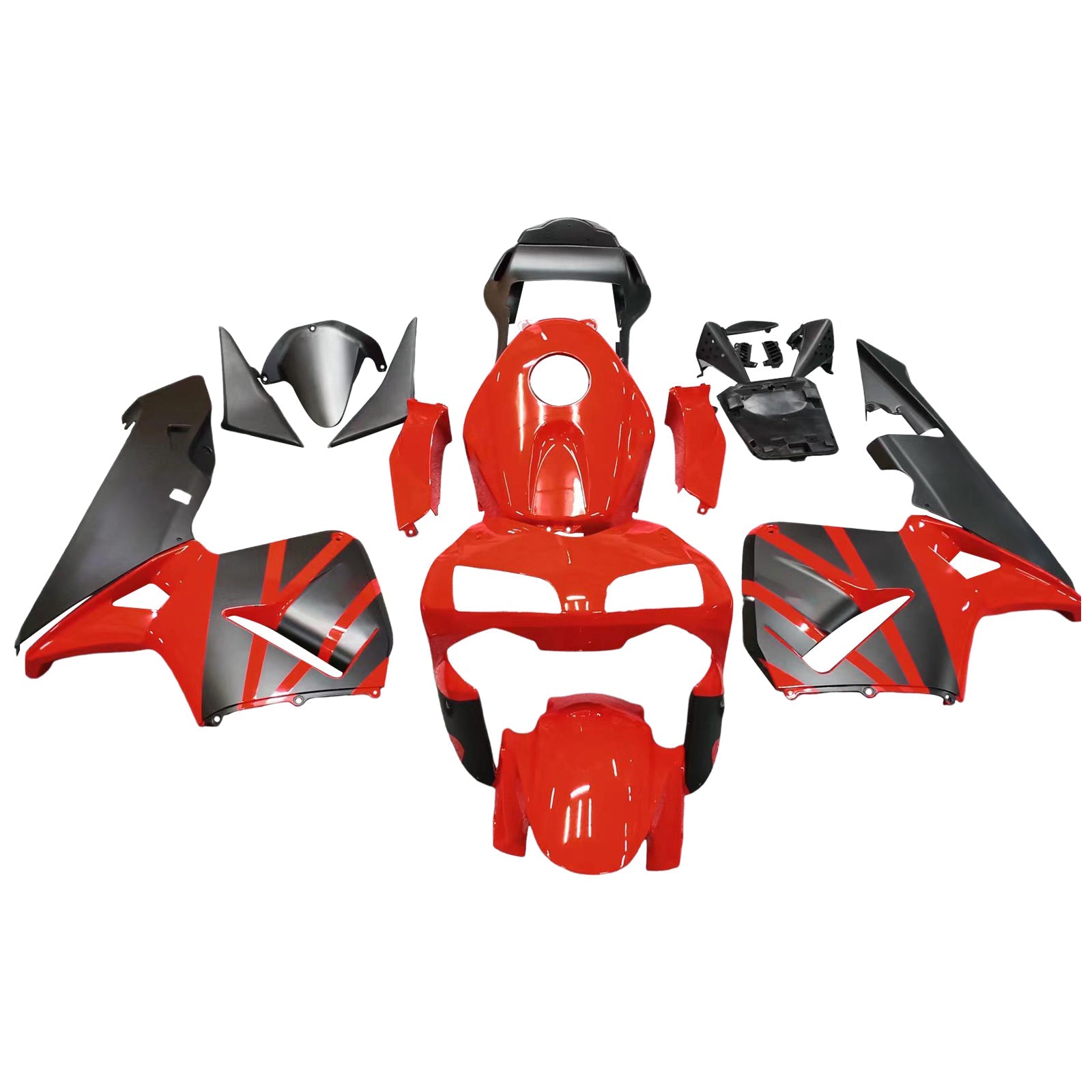 Fairings 2003-2004 Honda CBR 600 RR Red & Black Honda Racing Generic